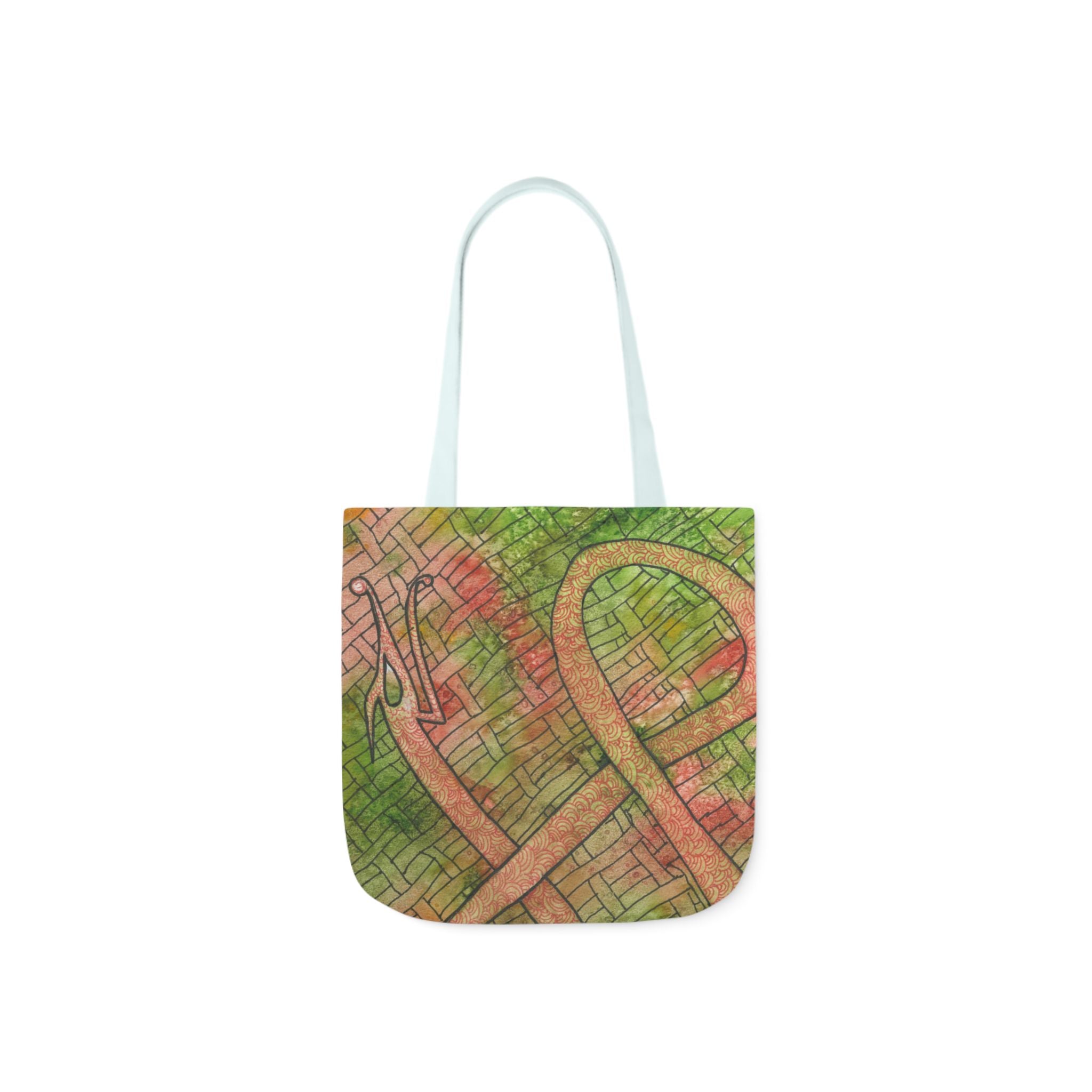 Canvas Tote Bags, Colourful Abstract Designs, 5-Color Straps, 3 Sizes.  For Family and friends or a Special Gift #57 Celtic Flavours