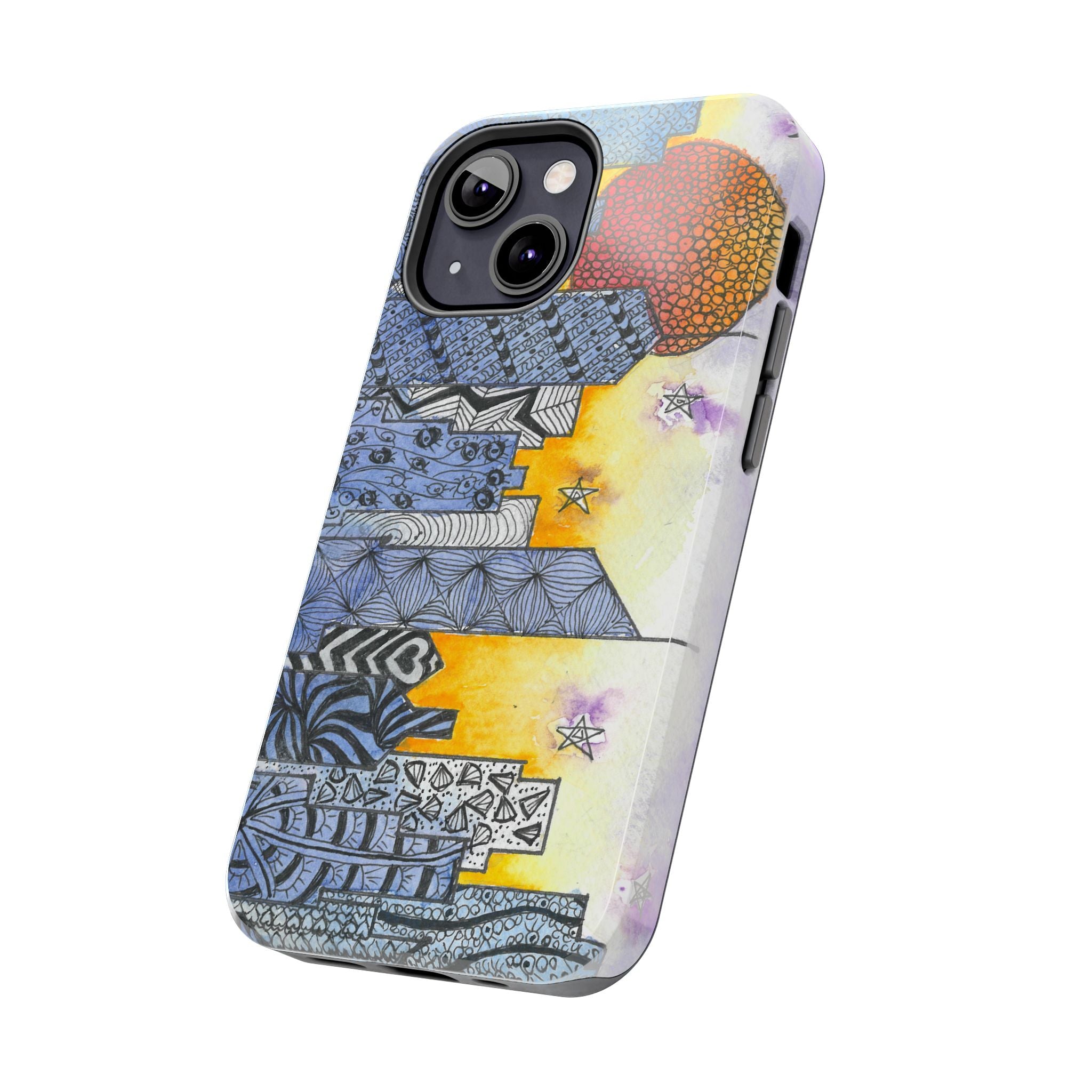 Tough Phone Case - All iPhones and Samsung Galaxys - Exciting Abstract Design #5 In The Shadows