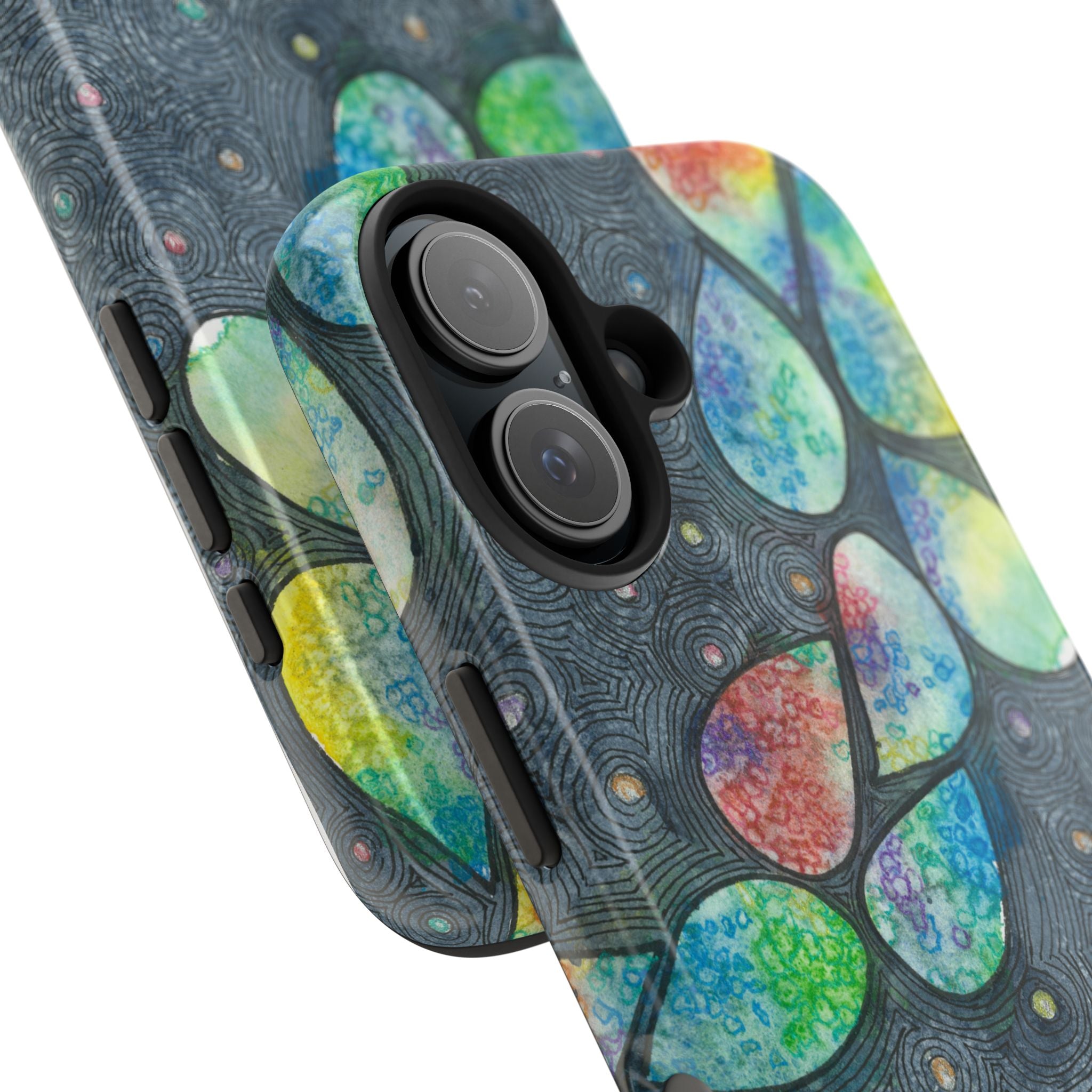 Tough Phone Case - All iPhones and Samsung Galaxys - Exciting Abstract Design #30 Give Us A Minute