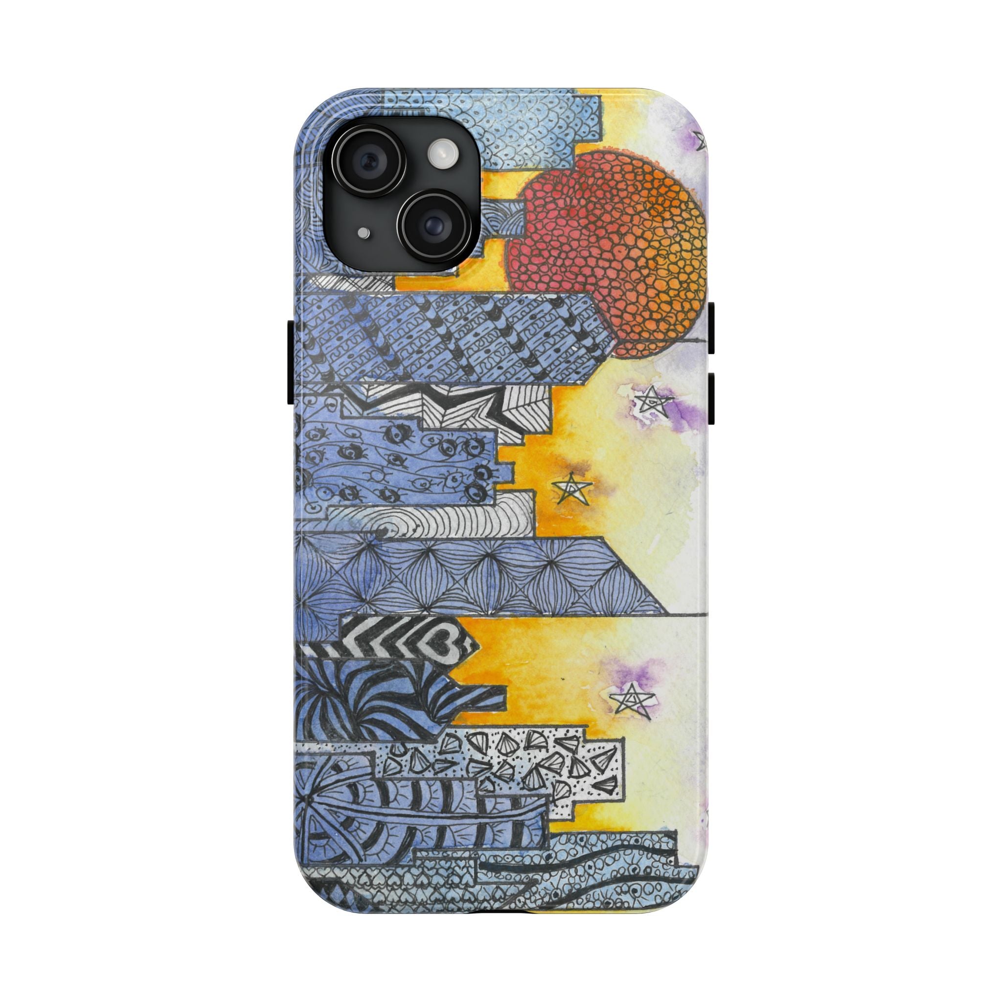 Tough Phone Case - All iPhones and Samsung Galaxys - Exciting Abstract Design #5 In The Shadows