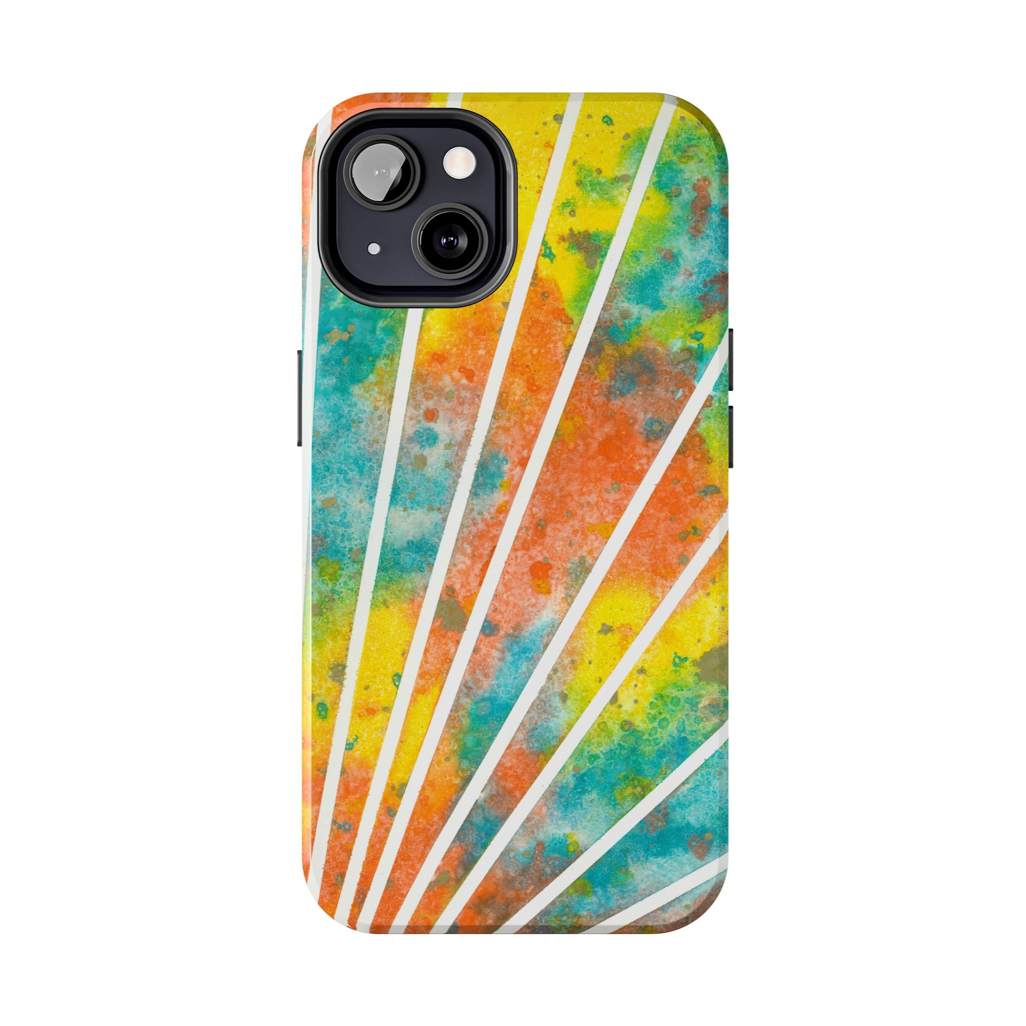 Tough Phone Case - All iPhones and Samsung Galaxys - Exciting Abstract Design #101 Your Energy Radiates