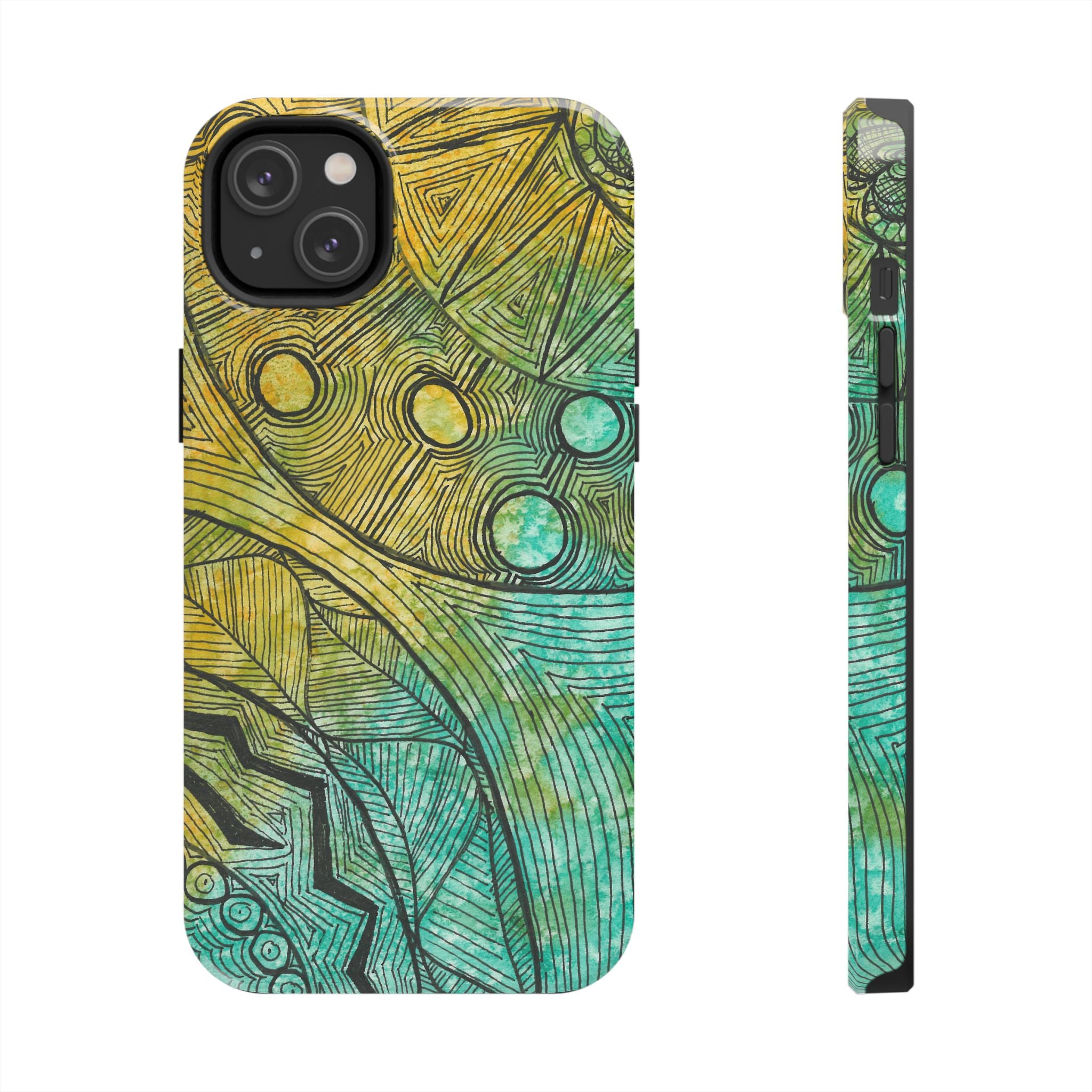 Tough Phone Case - All iPhones and Samsung Galaxys - Exciting Abstract Design #27 Come What May