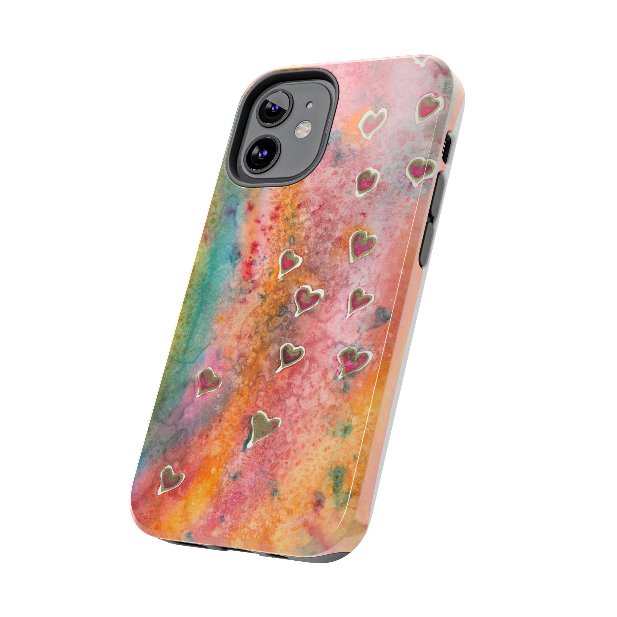 Tough Phone Case - All iPhones and Samsung Galaxys - Exciting Abstract Design #96 Love, Friendship, integrity