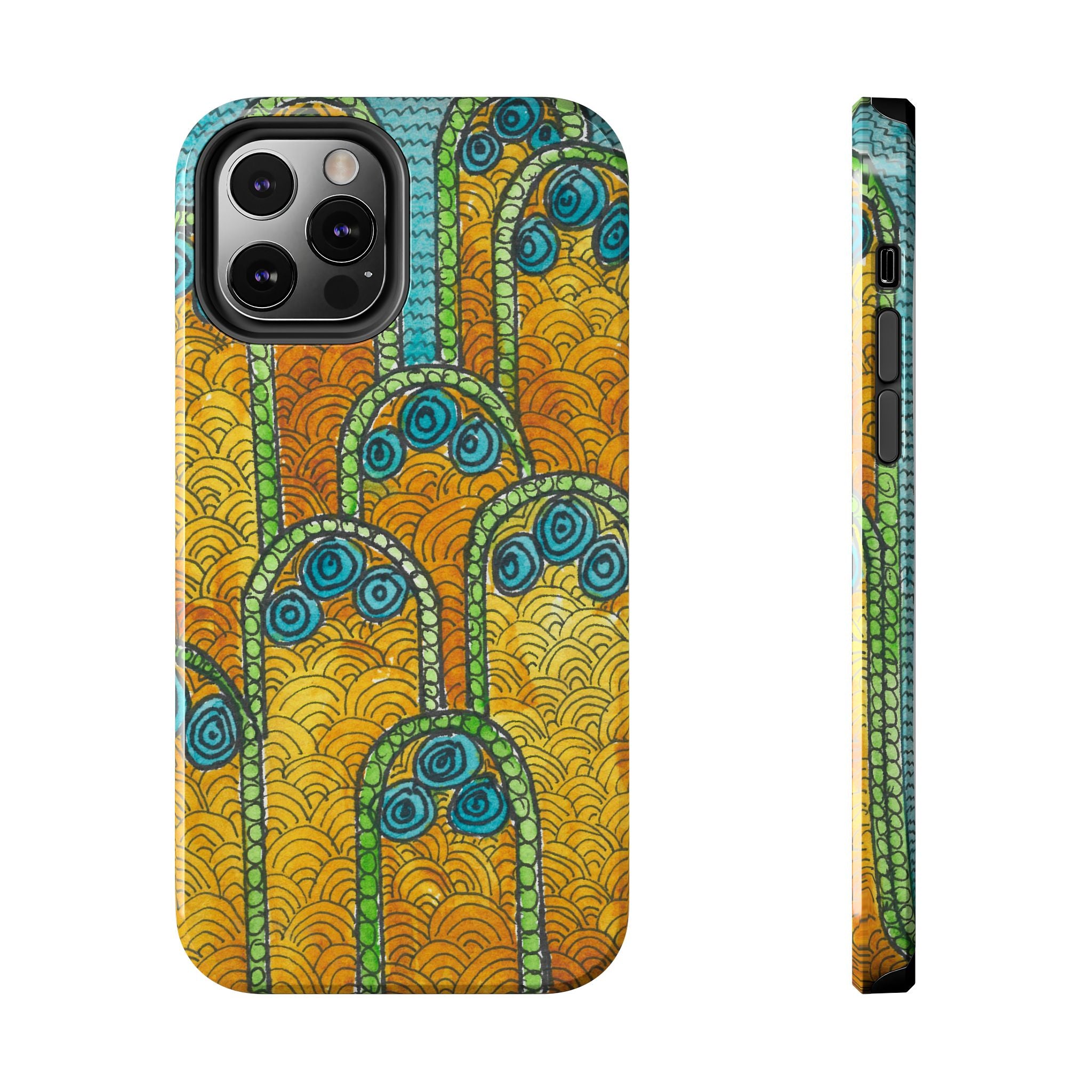 Tough Phone Case - All iPhones and Samsung Galaxys - Exciting Abstract Design #87 Belgrade Impressions - Serbia
