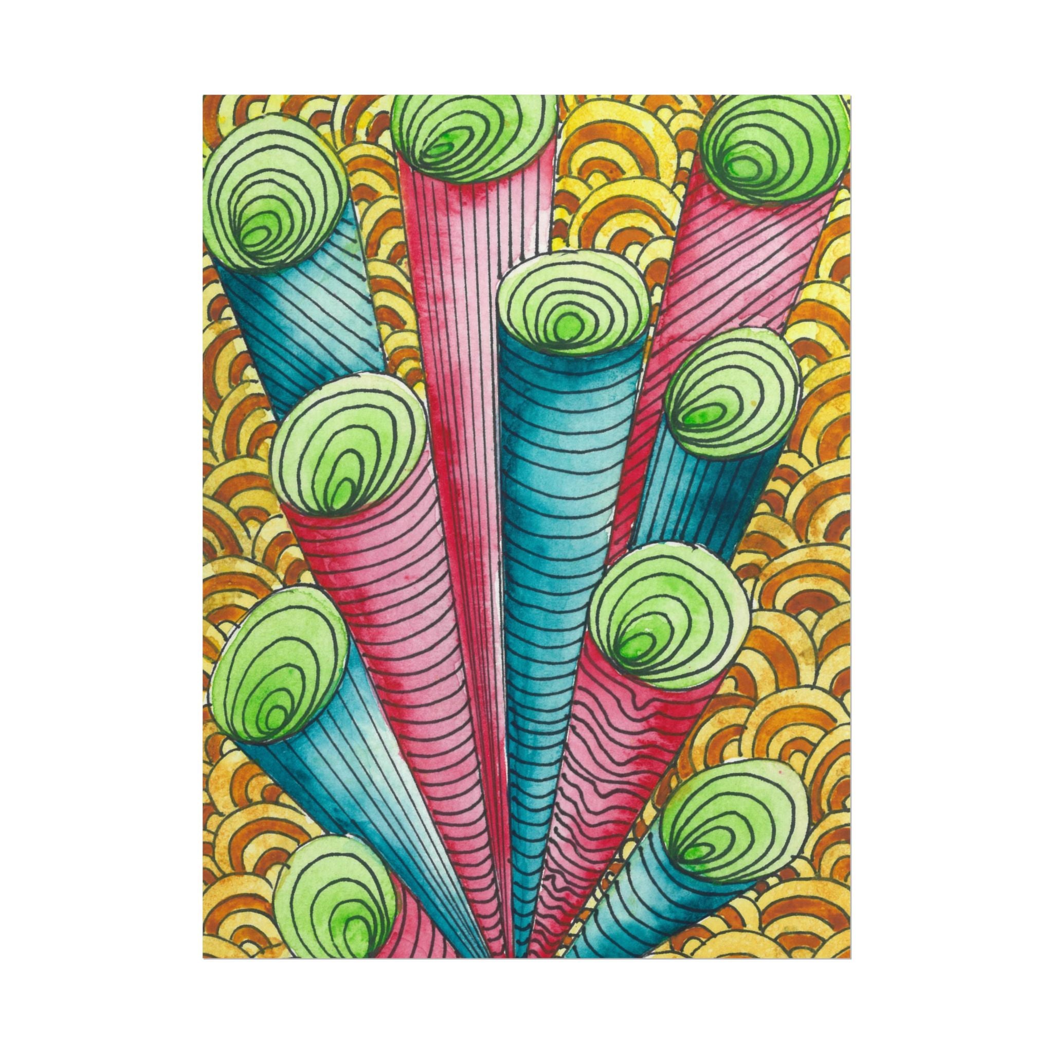 Large Colourful Wall Art, Posters & Prints, For Office, Bedroom or Living Room, or Special Gift #93 On A Mission