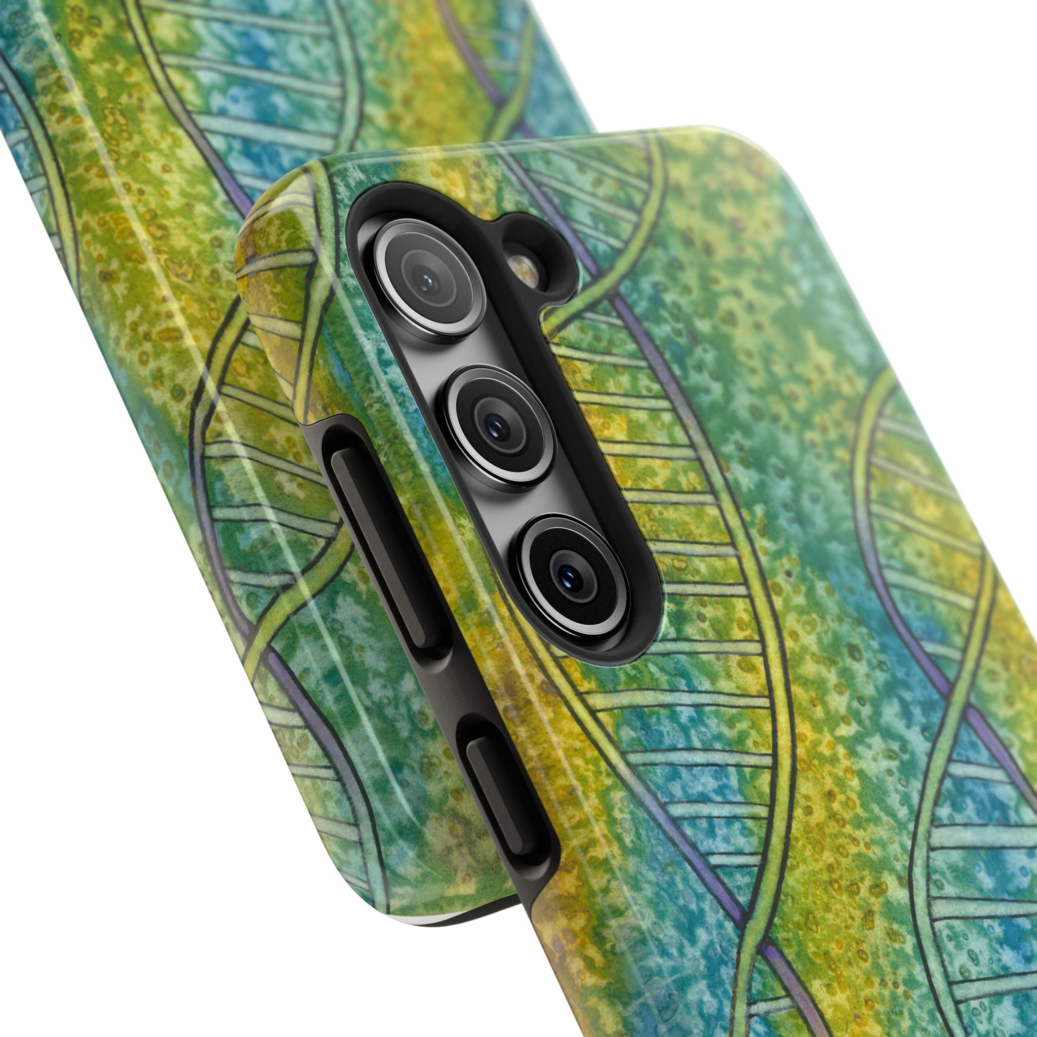 Tough Phone Case - All iPhones and Samsung Galaxys - Exciting Abstract Design #99 Crop of DNA