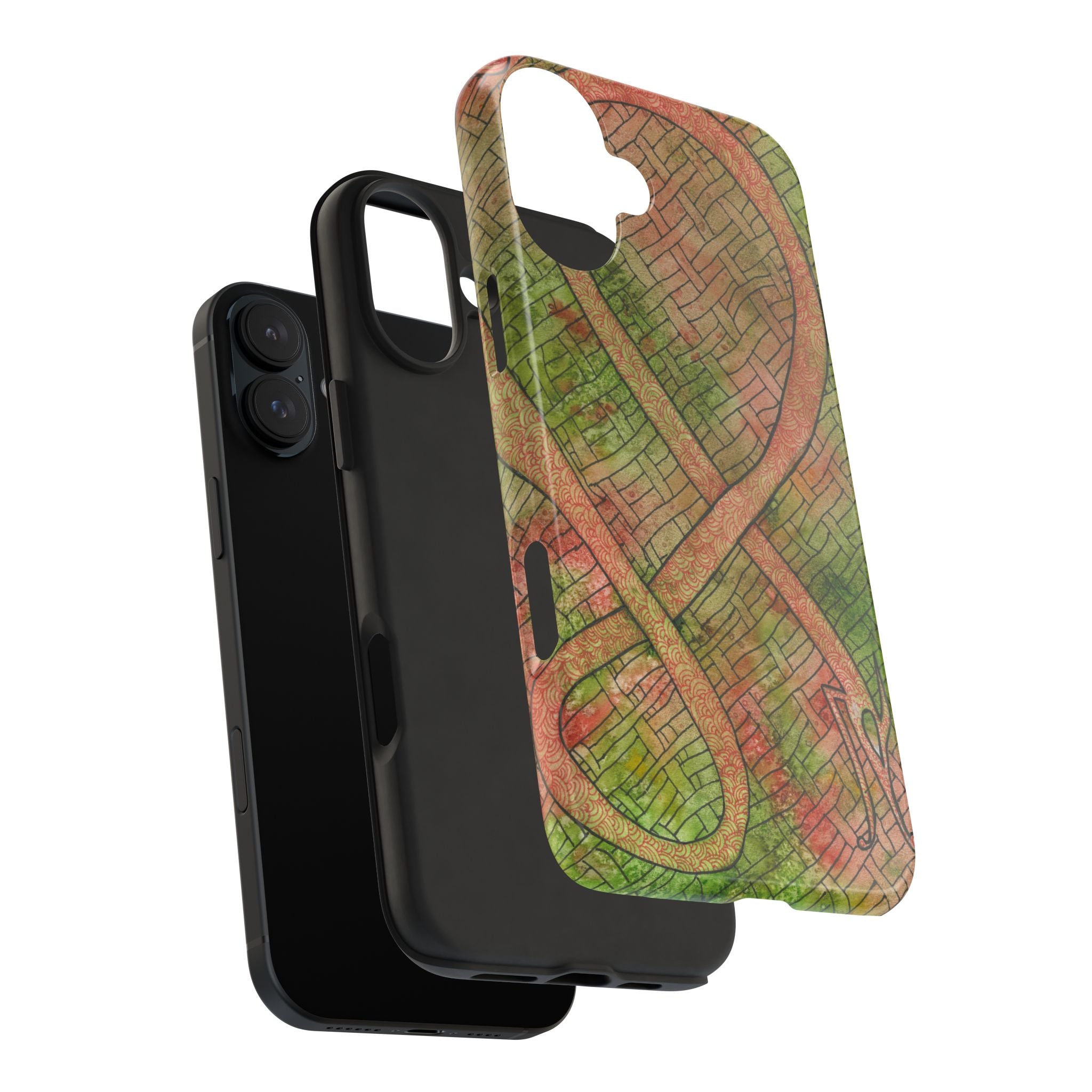 Tough Phone Case - All iPhones and Samsung Galaxys - Exciting Abstract Design #57 Celtic Flavours