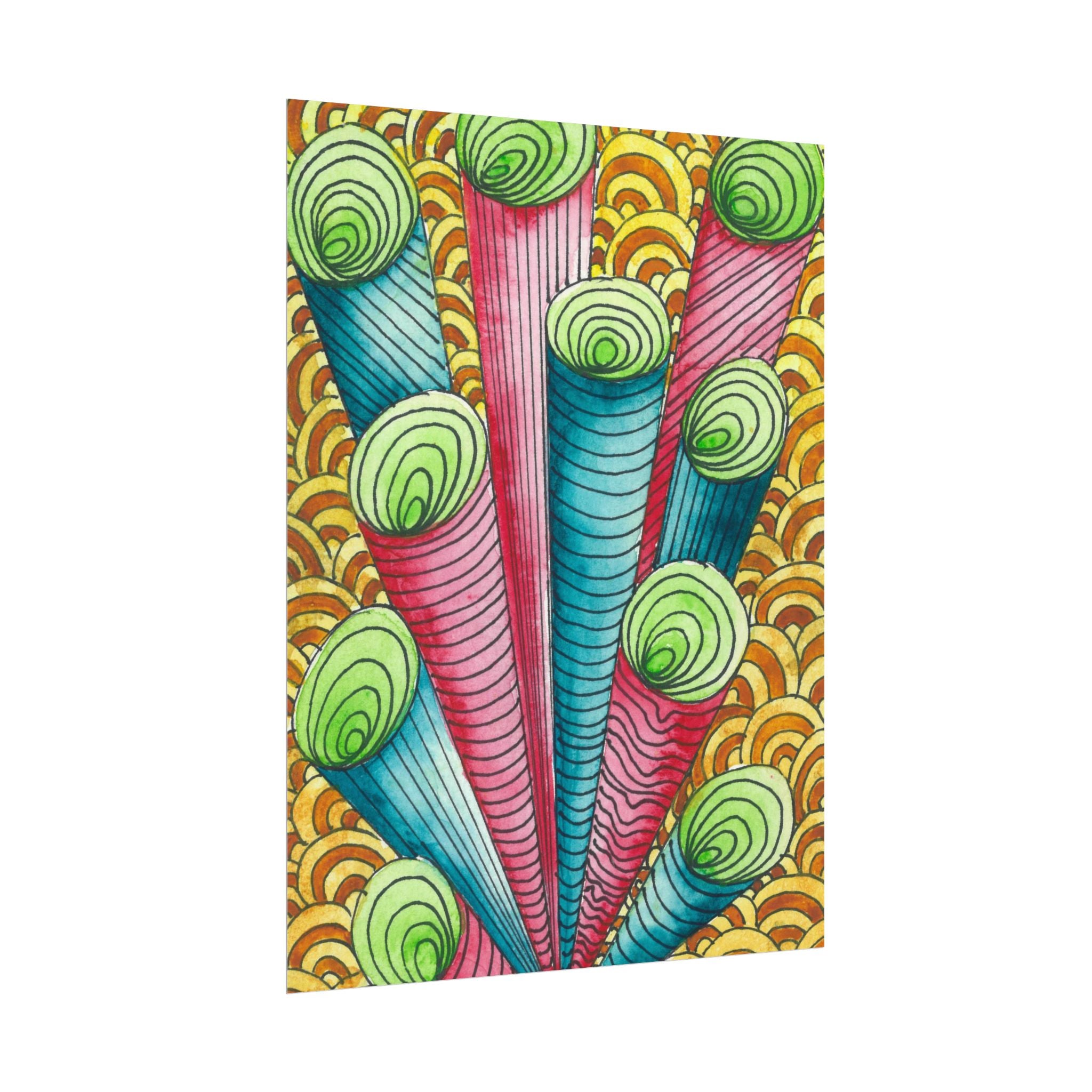 Large Colourful Wall Art, Posters & Prints, For Office, Bedroom or Living Room, or Special Gift #93 On A Mission