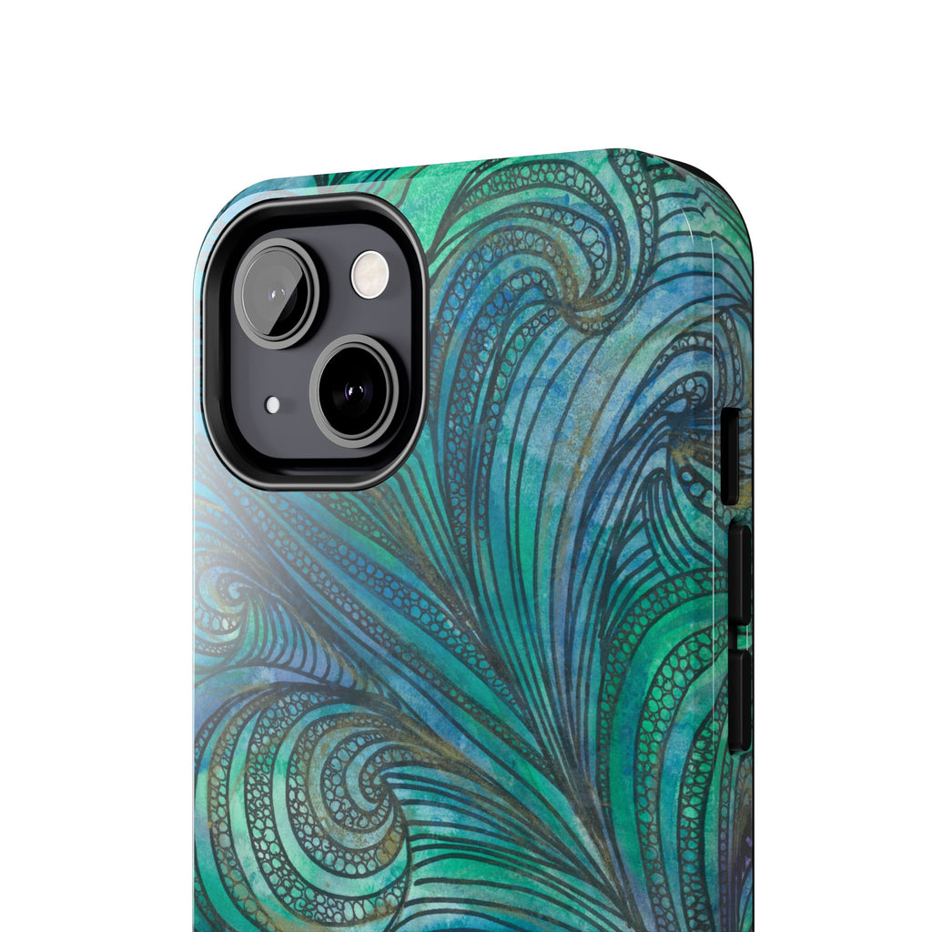 Tough Phone Case - All iPhones and Samsung Galaxys - Exciting Abstract Design #71 Call Of The Sea