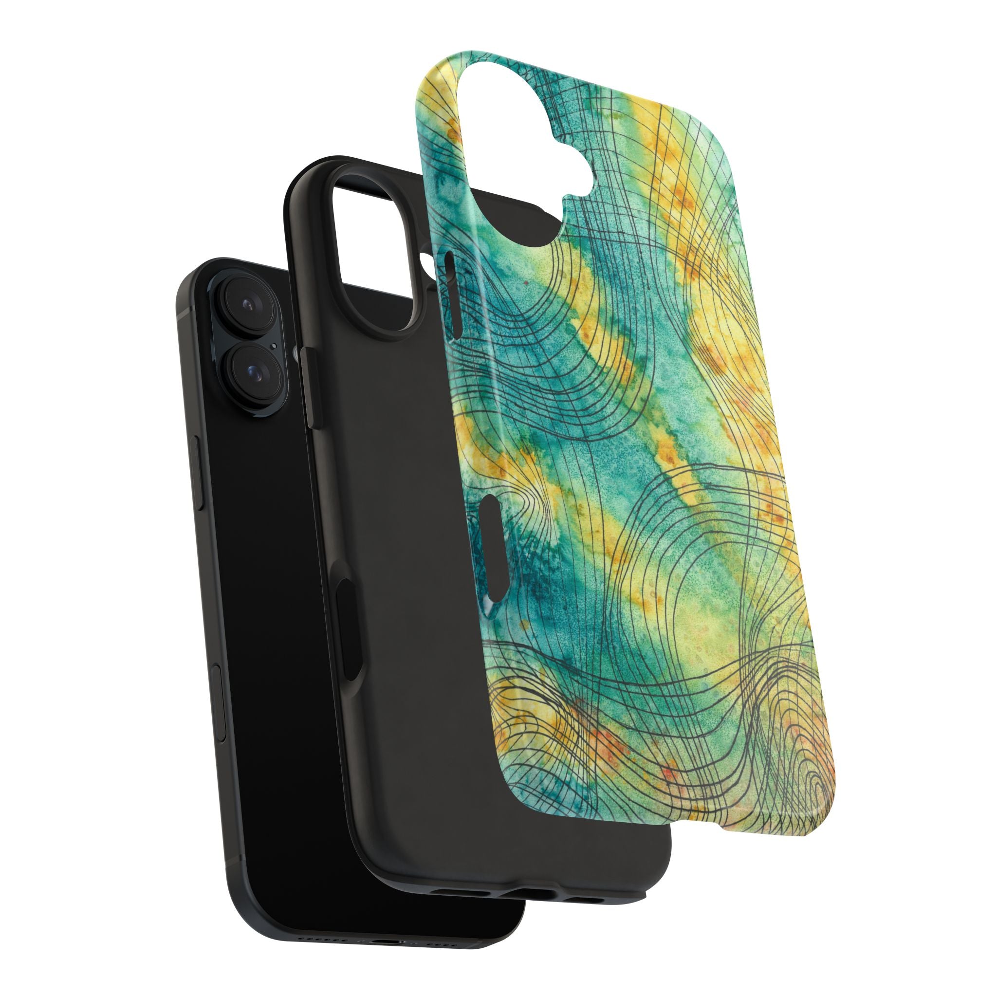 Tough Phone Case - All iPhones and Samsung Galaxys - Exciting Abstract Design #81 The Only Way Is Up