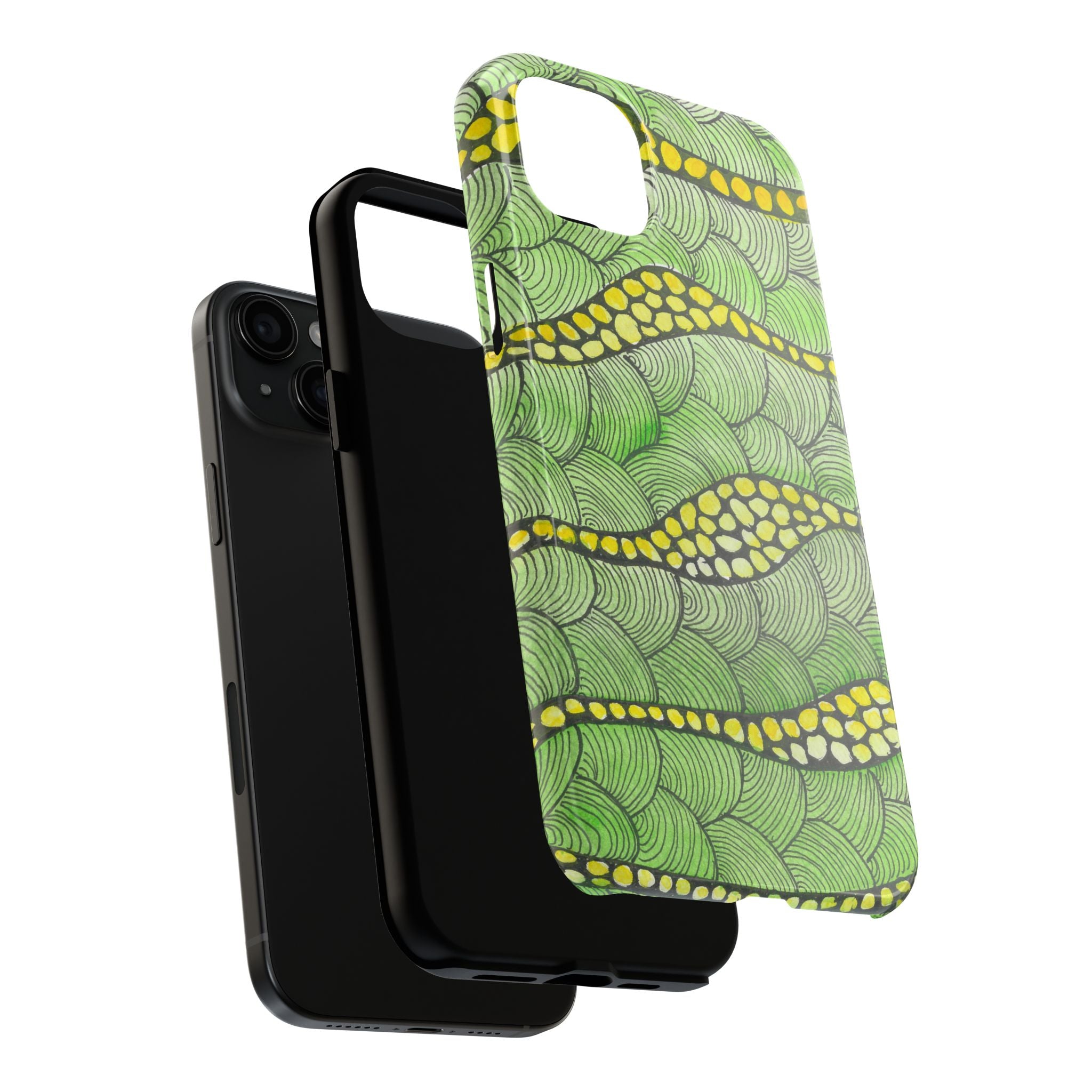 Tough Phone Case - All iPhones and Samsung Galaxys - Exciting Abstract Design #13 Watcha Thinking