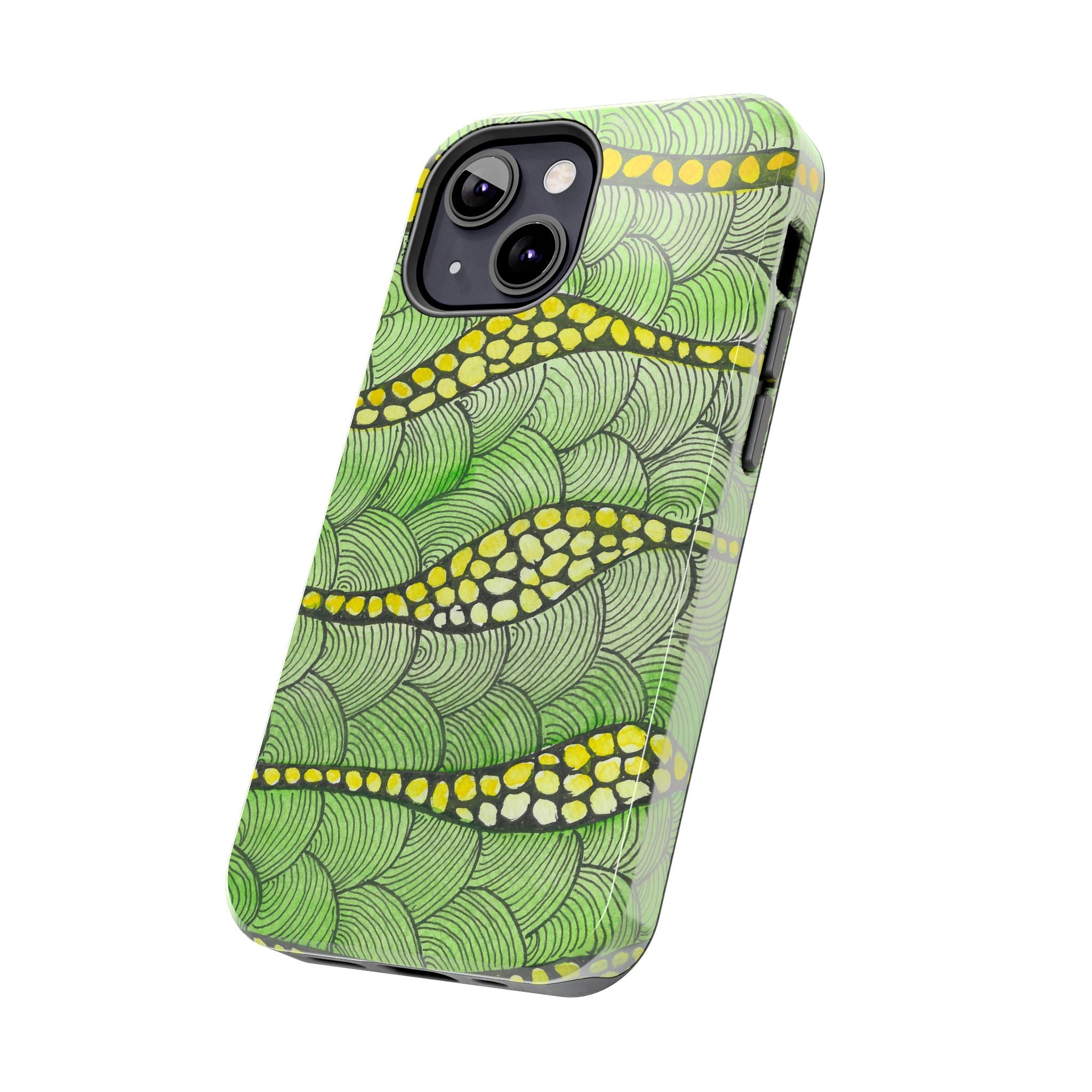 Tough Phone Case - All iPhones and Samsung Galaxys - Exciting Abstract Design #13 Watcha Thinking