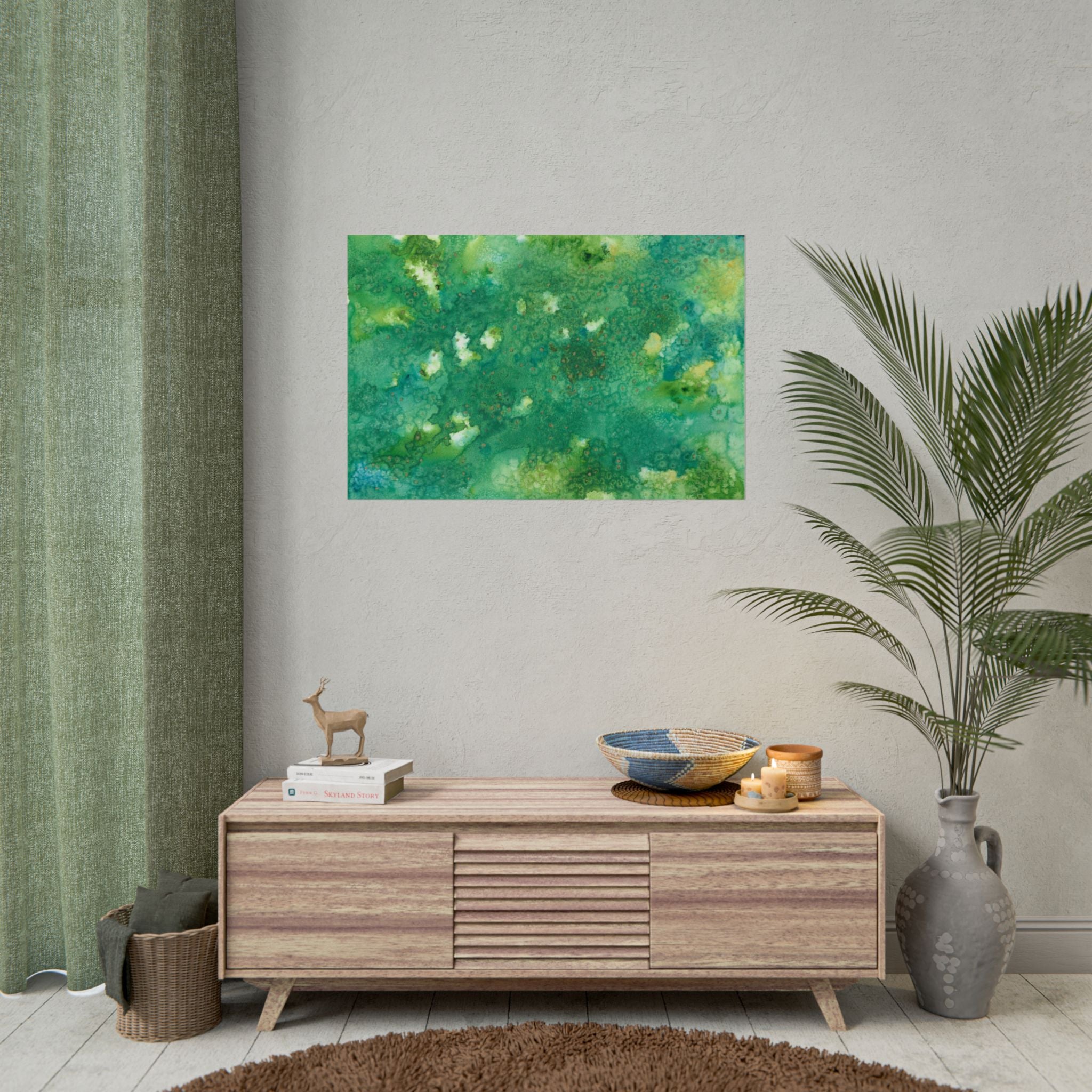 Large Colourful Wall Art, Posters & Prints, For Office, Bedroom or Living Room, or Special Gift #79 Abundance Cometh