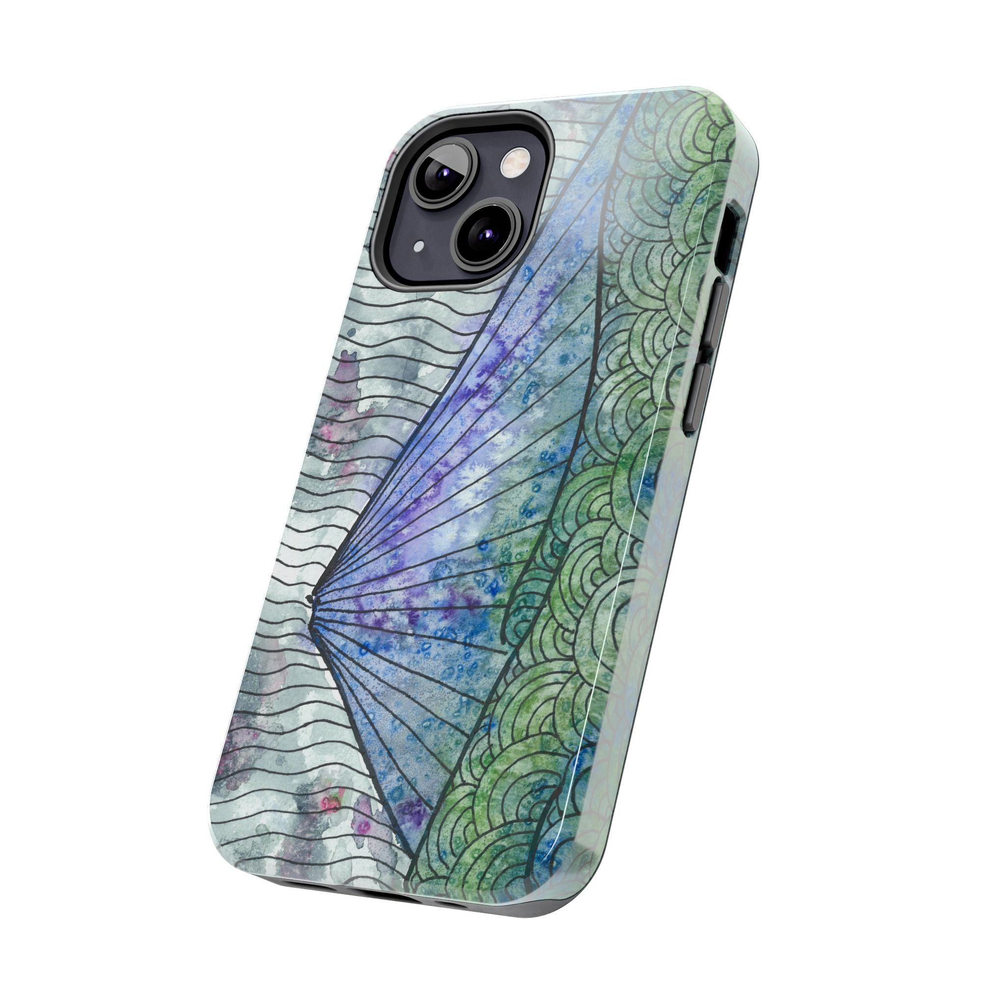 Tough Phone Case - All iPhones and Samsung Galaxys - Exciting Abstract Design #90 Rtanj Pyramid - Serbia