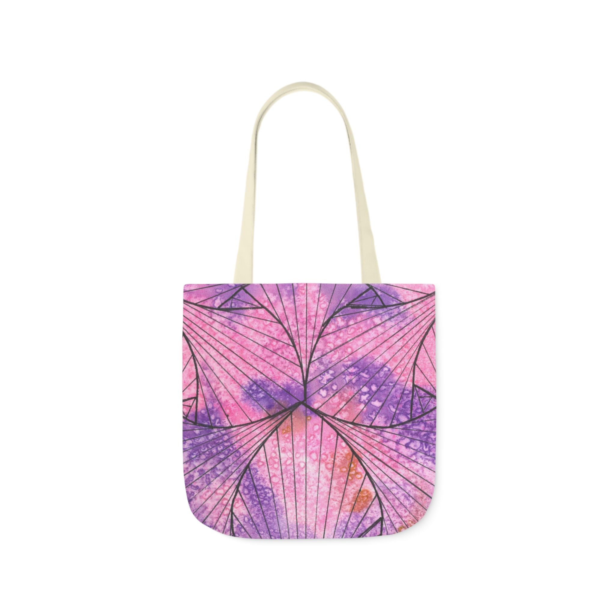 Canvas Tote Bags, Colourful Abstract Designs, 5-Color Straps, 3 Sizes.  For Family and friends or a Special Gift #34 There's Always Hope