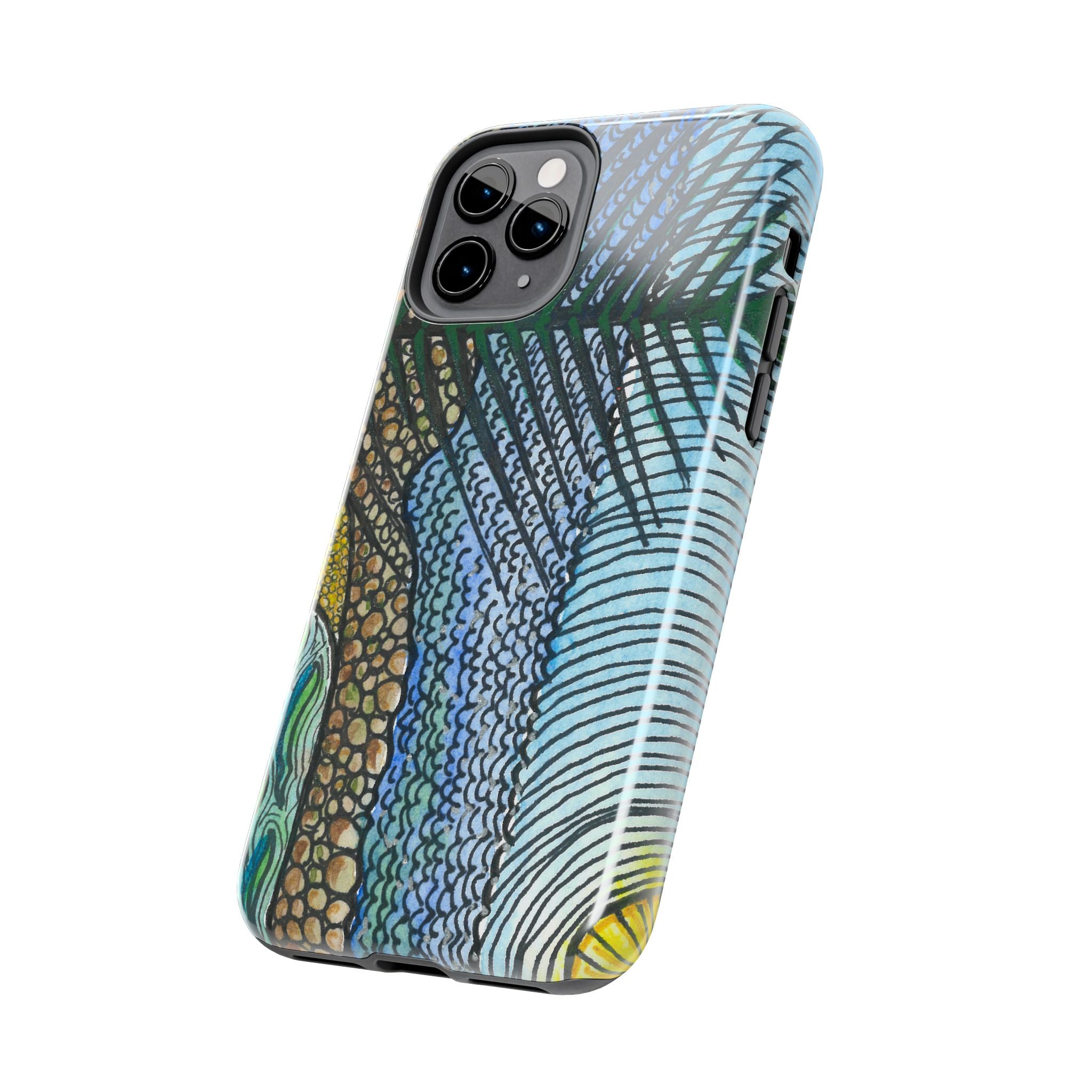 Tough Phone Case - All iPhones and Samsung Galaxys - Exciting Abstract Design #47 Cottesloe