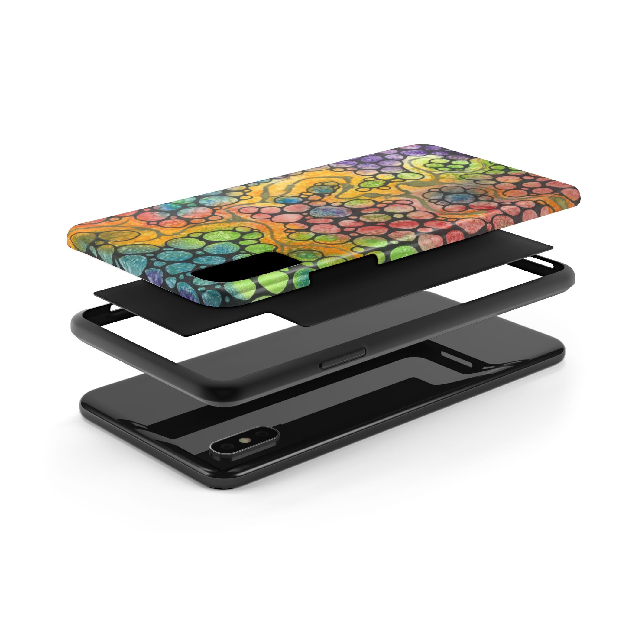 Tough Phone Case - All iPhones and Samsung Galaxys - Exciting Abstract Design #77 River Of Dreams