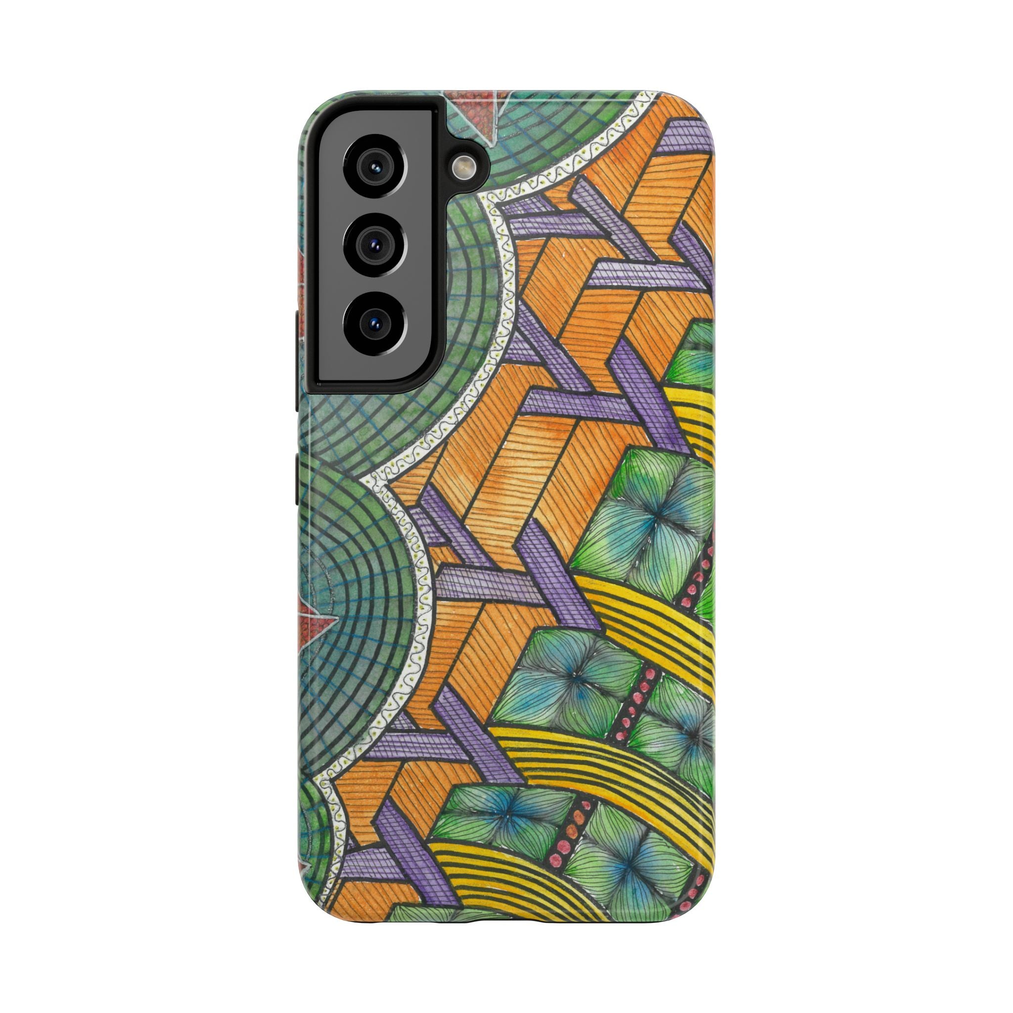Tough Phone Case - All iPhones and Samsung Galaxys - Exciting Abstract Design #31 T'Eye Land