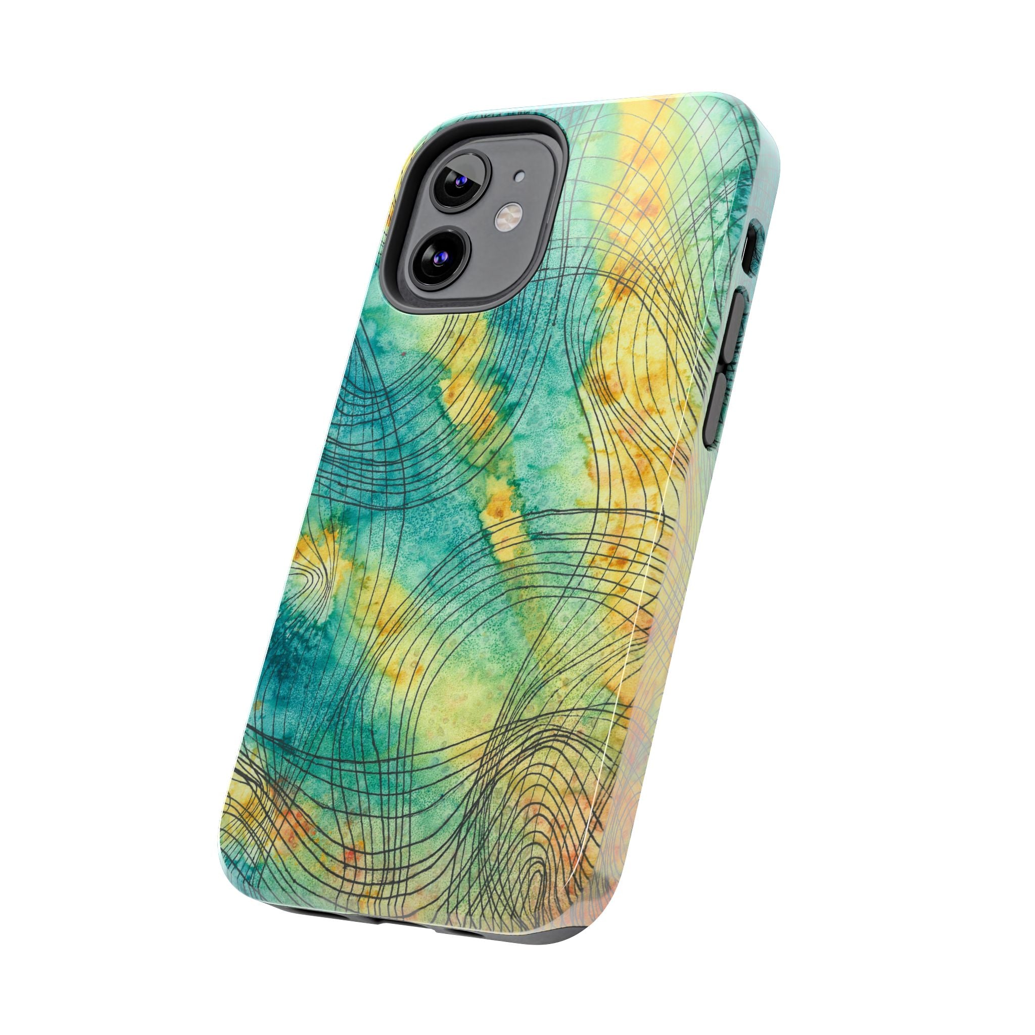 Tough Phone Case - All iPhones and Samsung Galaxys - Exciting Abstract Design #81 The Only Way Is Up
