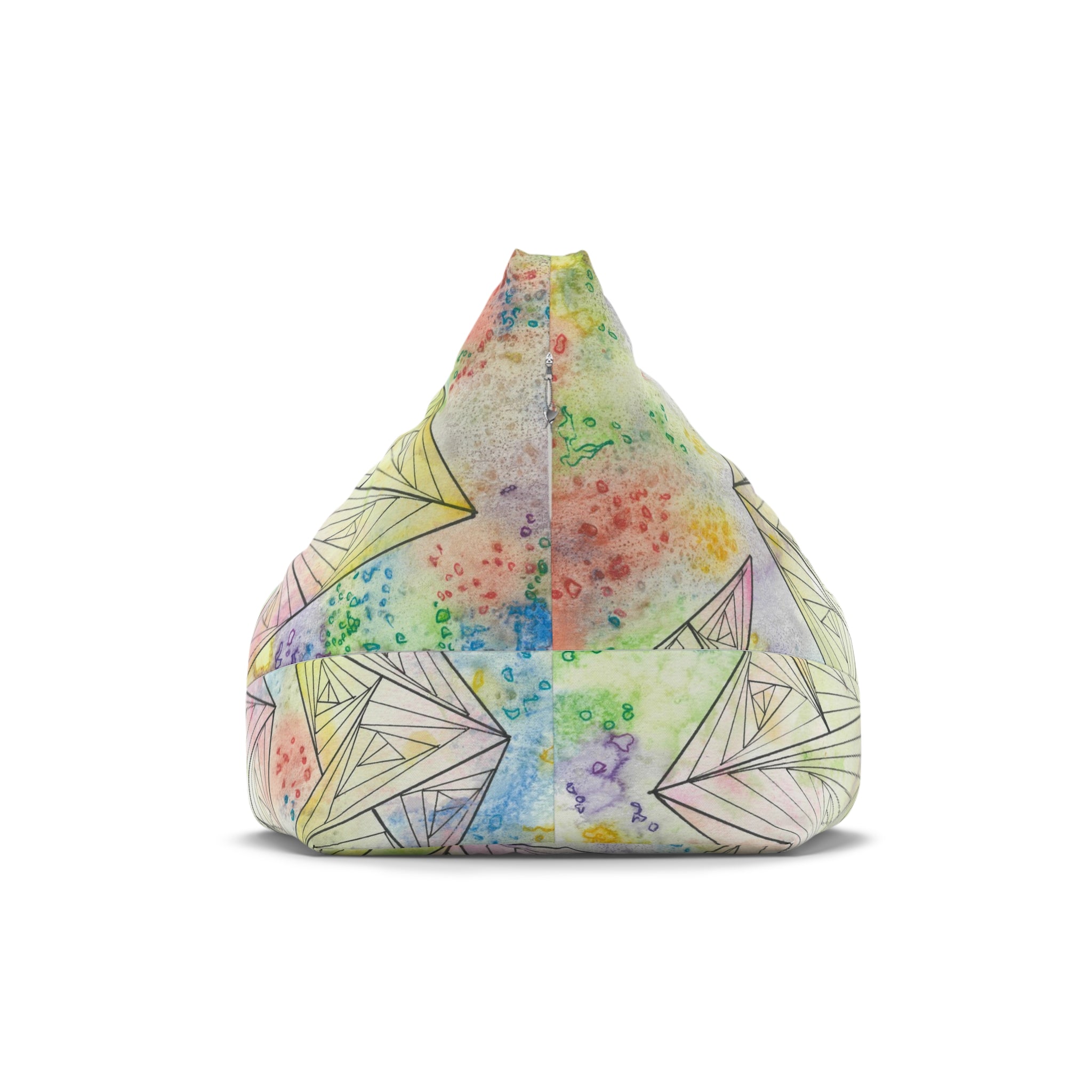 Bean Bag Chair Covers For Indoor & Outdoor - 2 Sizes - Exciting Abstract Design #59 Your Choice