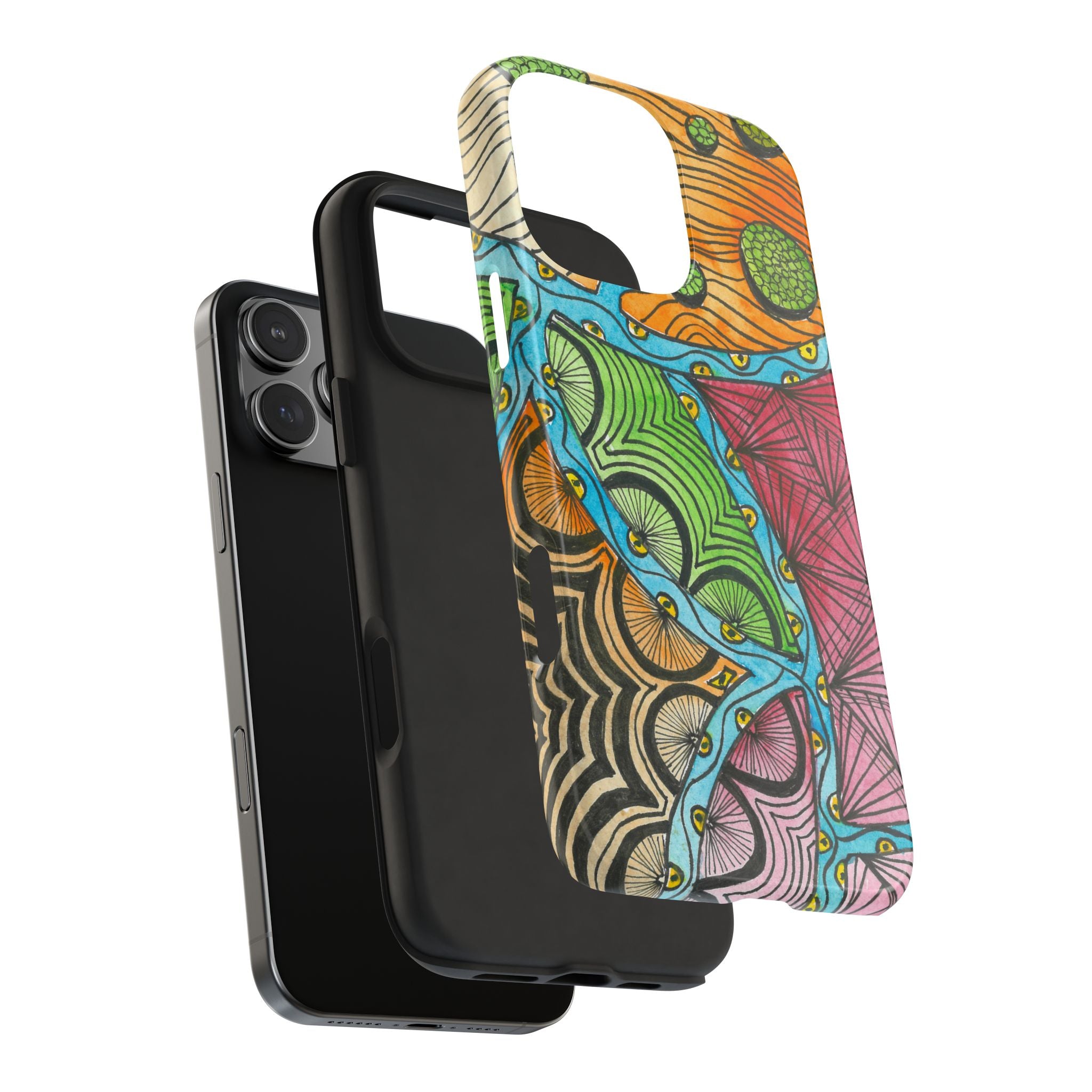 Tough Phone Case - All iPhones and Samsung Galaxys - Exciting Abstract Design #11 Today's The Day