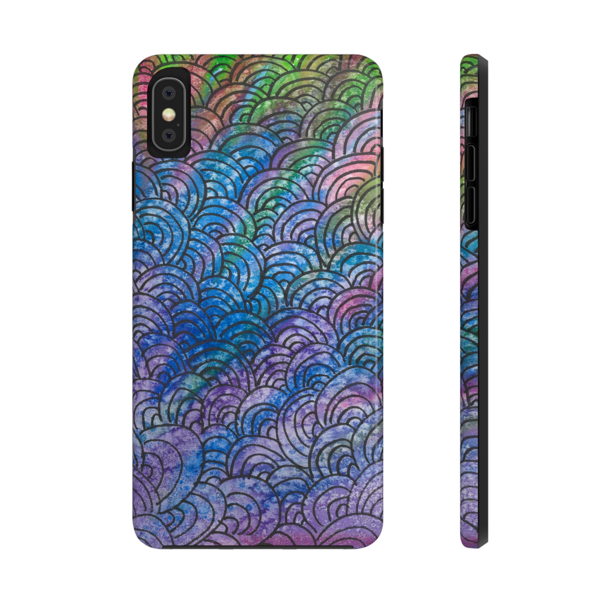 Tough Phone Case - All iPhones and Samsung Galaxys - Exciting Abstract Design #84 Ah! The Past