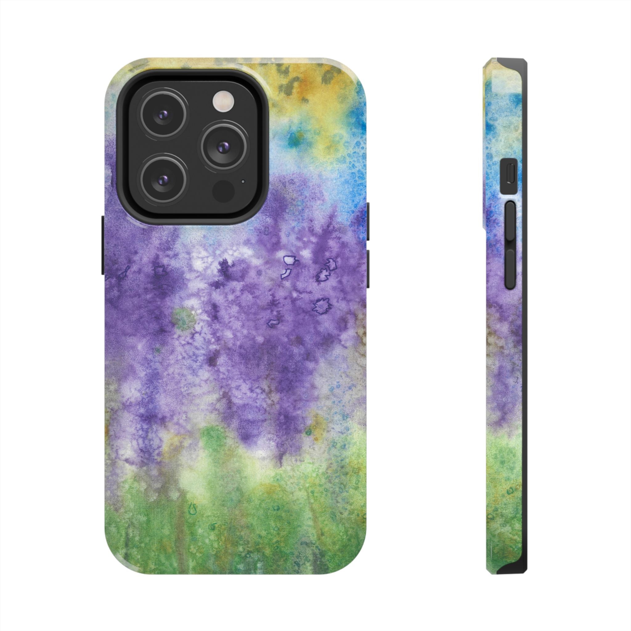 Tough Phone Case - All iPhones and Samsung Galaxys - Exciting Abstract Design #74 Lavender Fields