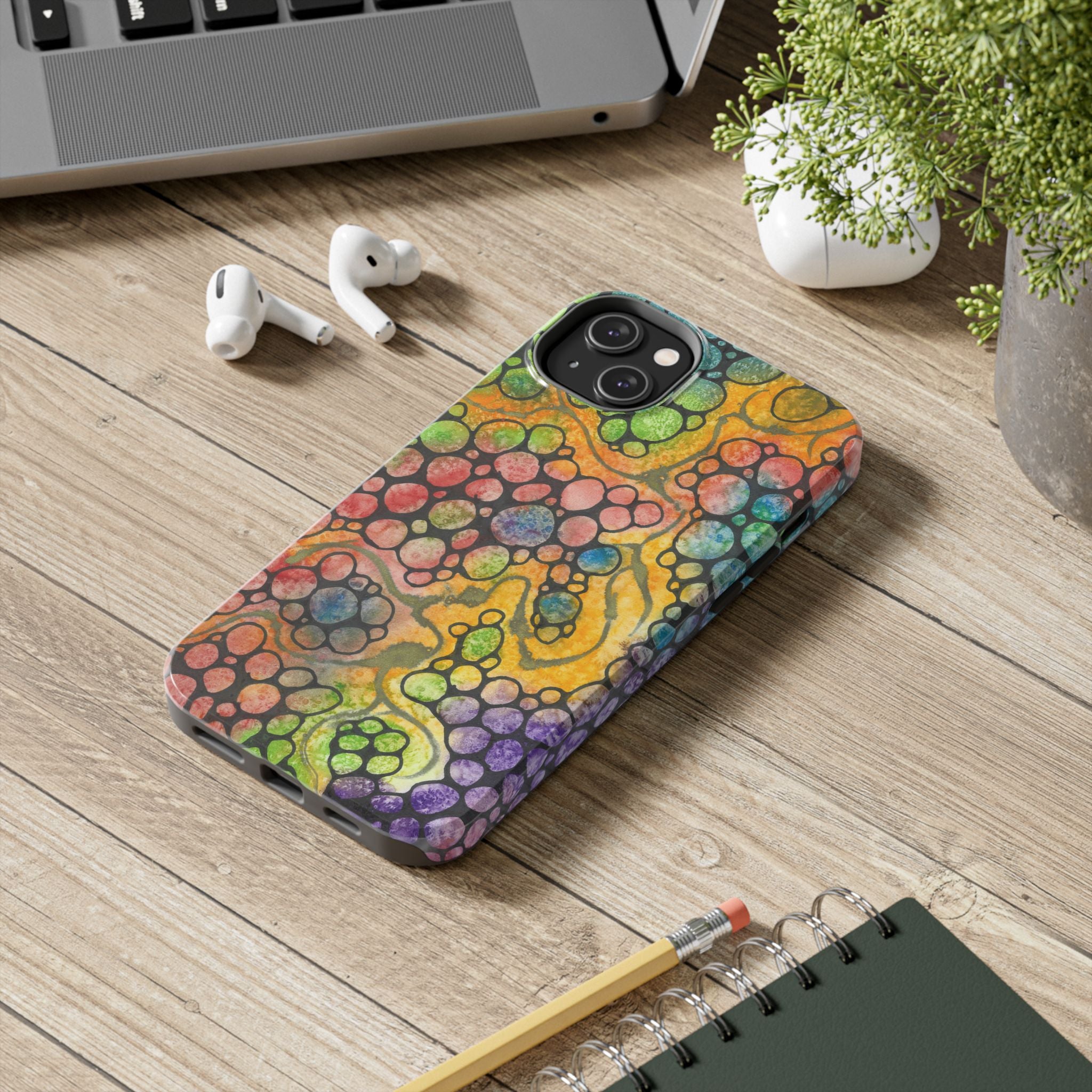 Tough Phone Case - All iPhones and Samsung Galaxys - Exciting Abstract Design #77 River Of Dreams