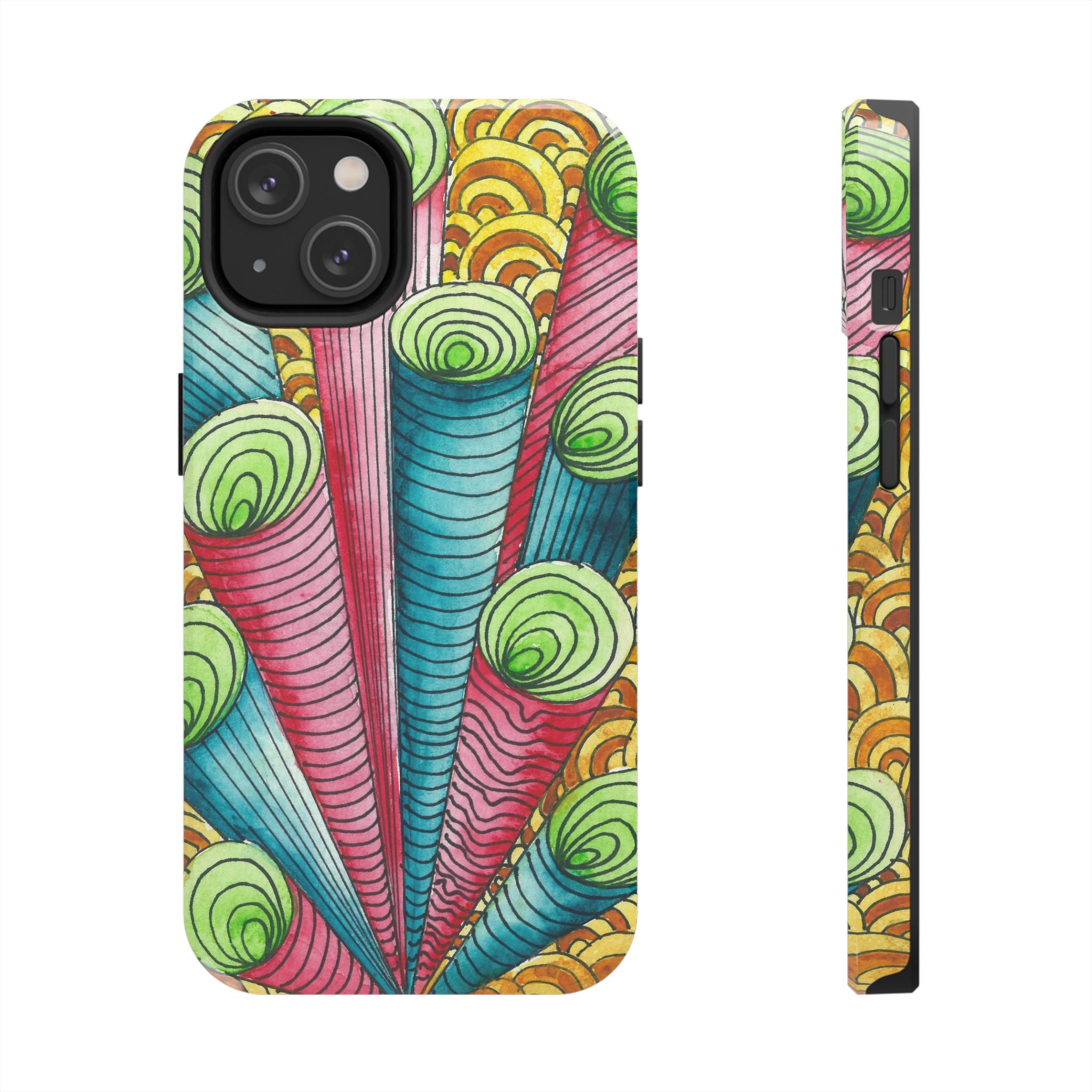 Tough Phone Case - All iPhones and Samsung Galaxys - Exciting Abstract Design #93 On A Mission