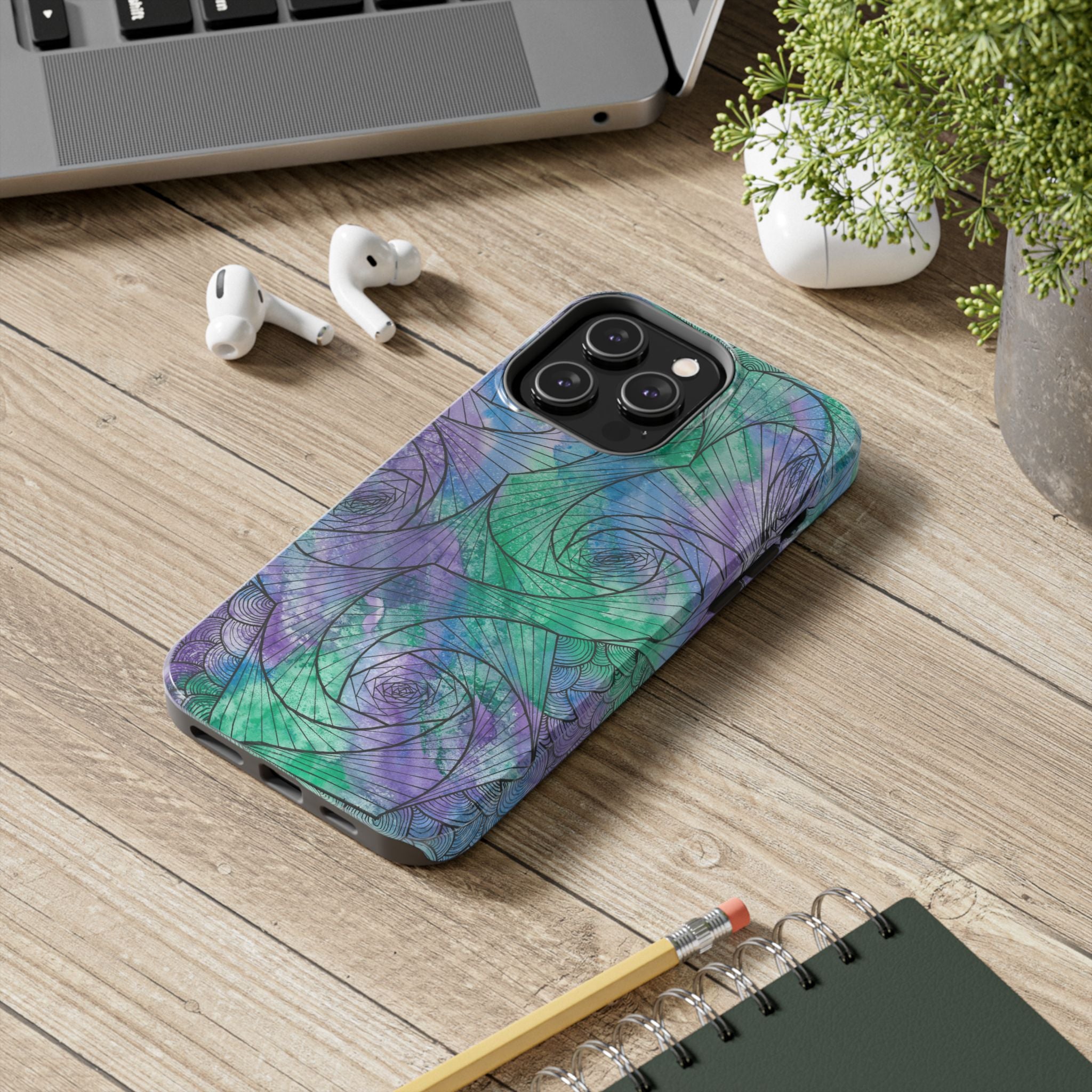 Tough Phone Case - All iPhones and Samsung Galaxys - Exciting Abstract Design  #50 If Not Now When