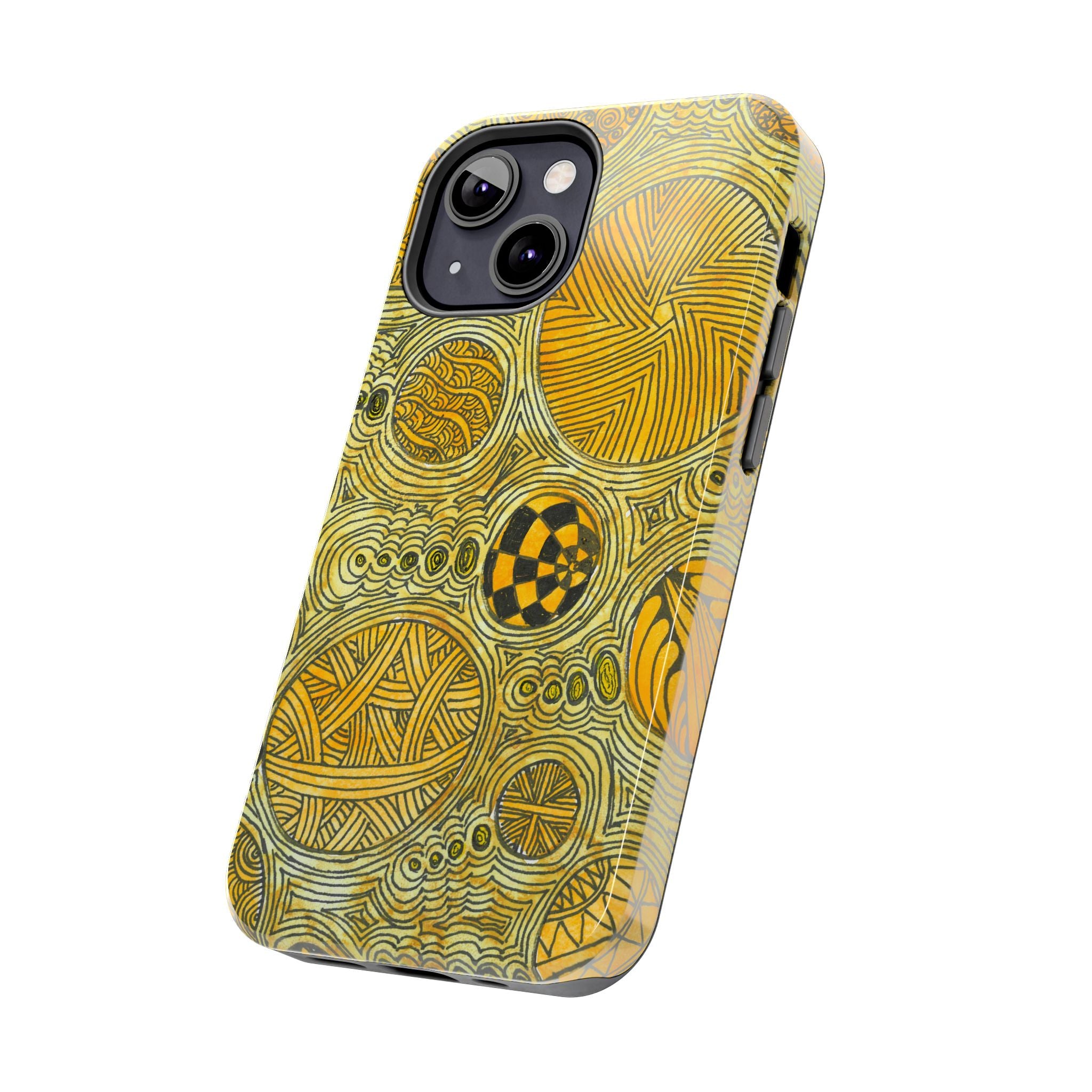 Tough Phone Case - All iPhones and Samsung Galaxys - Exciting Abstract Design #38 The Conversationalist