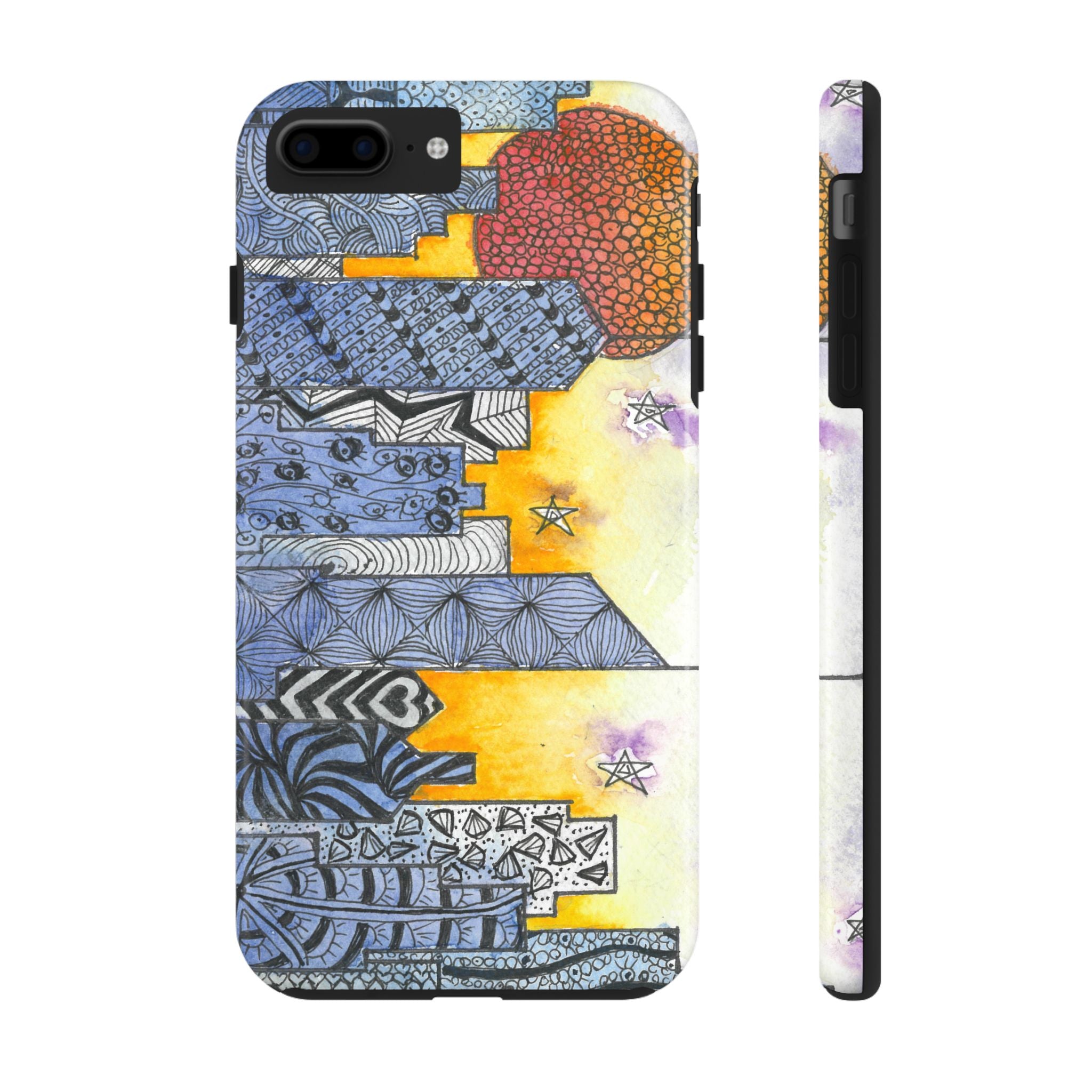 Tough Phone Case - All iPhones and Samsung Galaxys - Exciting Abstract Design #5 In The Shadows