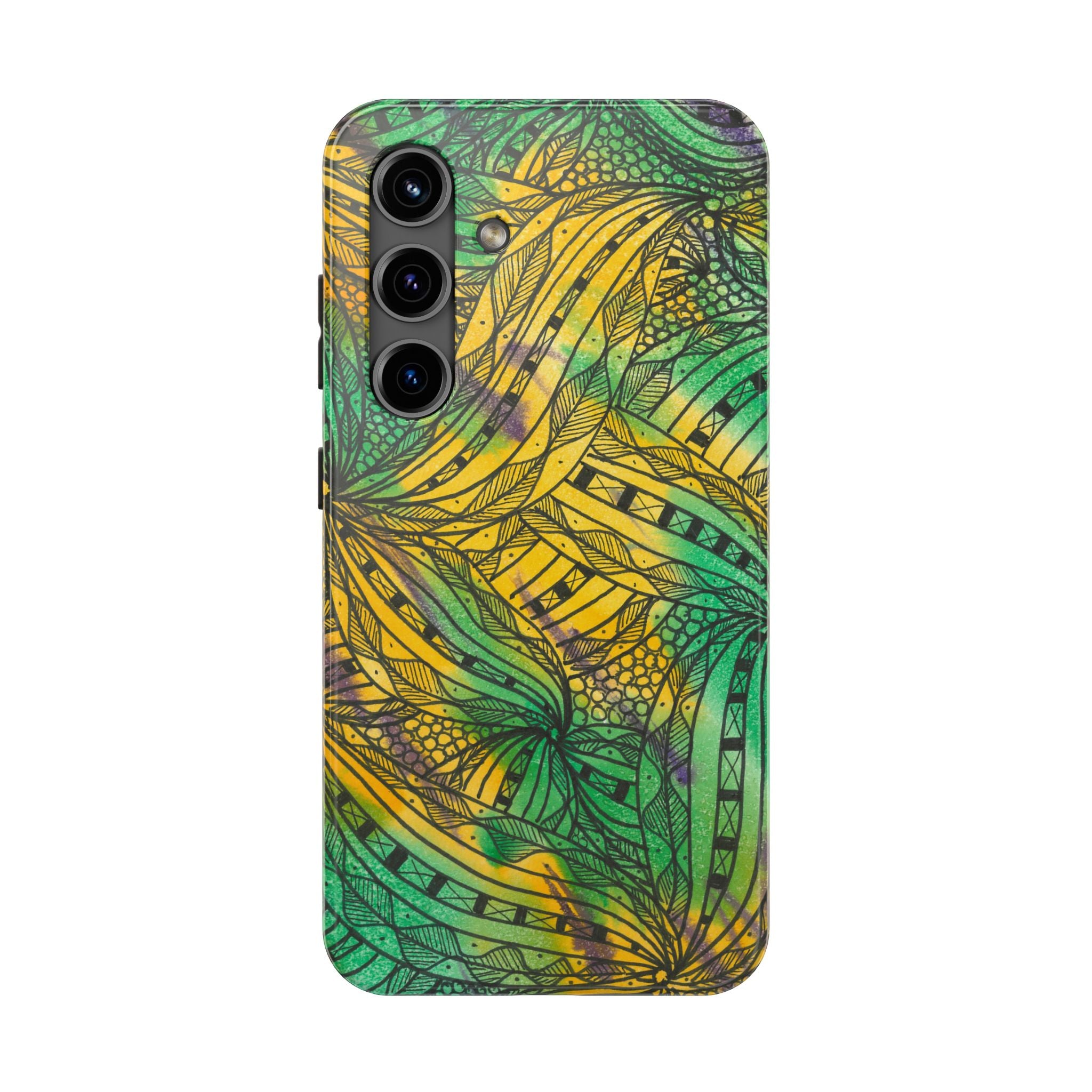 Tough Phone Case - All iPhones and Samsung Galaxys - Exciting Abstract Design #37 Shubbery!