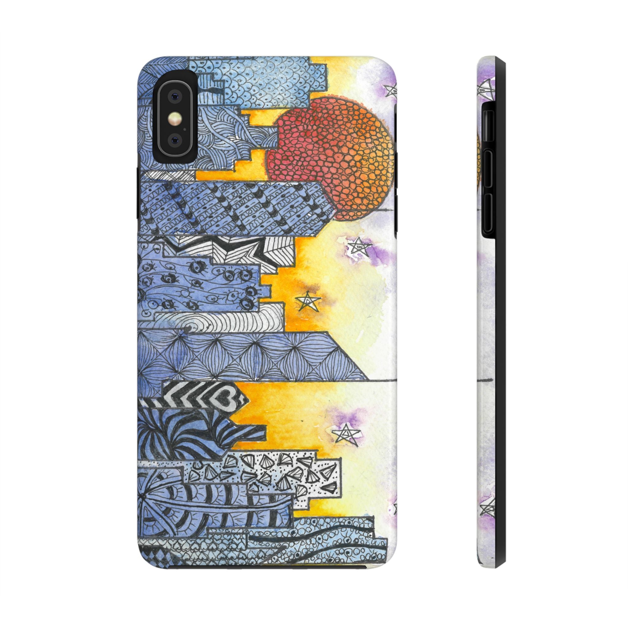 Tough Phone Case - All iPhones and Samsung Galaxys - Exciting Abstract Design #5 In The Shadows