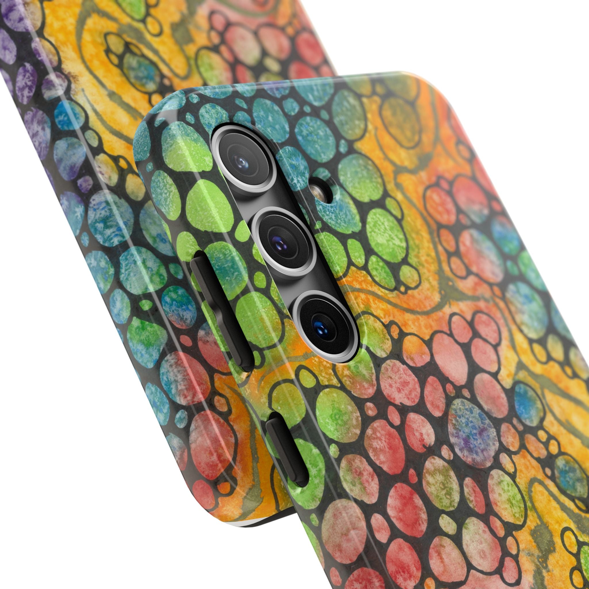 Tough Phone Case - All iPhones and Samsung Galaxys - Exciting Abstract Design #77 River Of Dreams