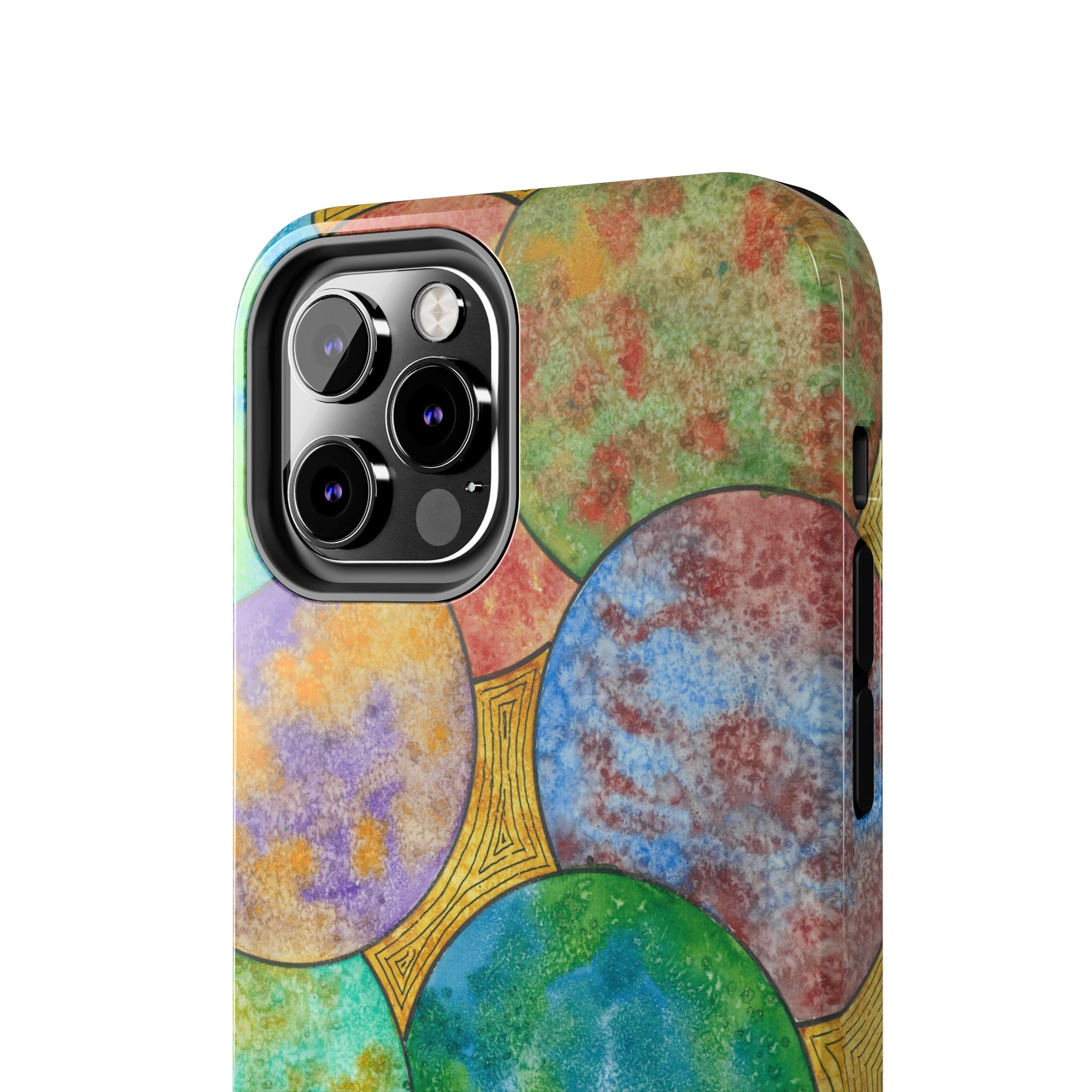 Tough Phone Case - All iPhones and Samsung Galaxys - Exciting Abstract Design #61 Worlds Apart