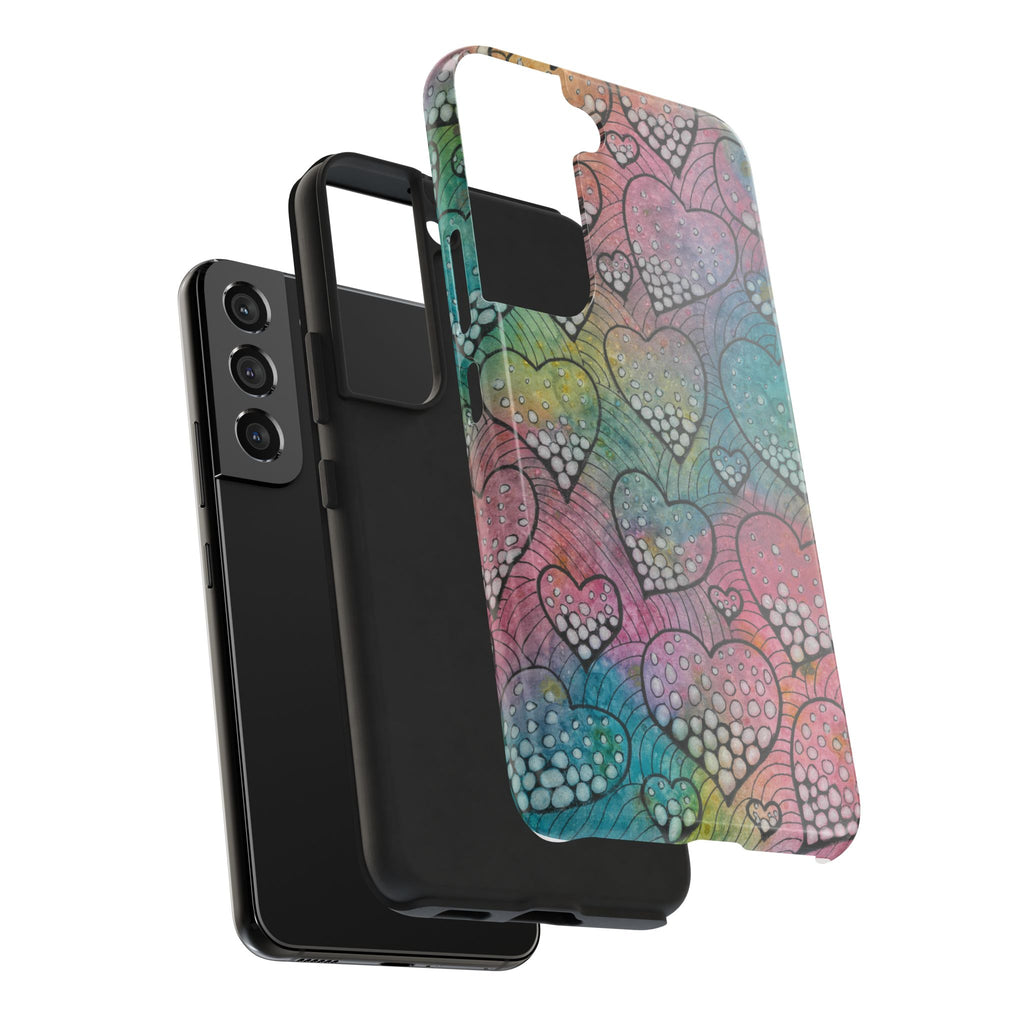 Tough Phone Case - All iPhones and Samsung Galaxys - Exciting Abstract Design #97 What's Love Got To Do With It