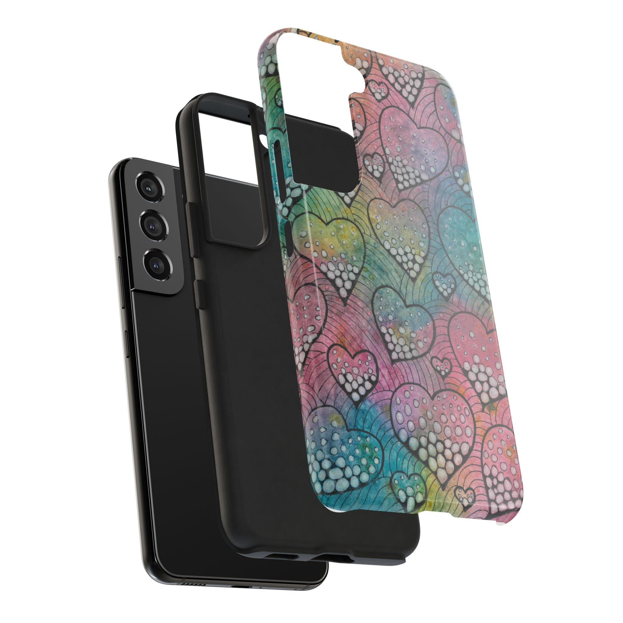 Tough Phone Case - All iPhones and Samsung Galaxys - Exciting Abstract Design #97 What's Love Got To Do With It