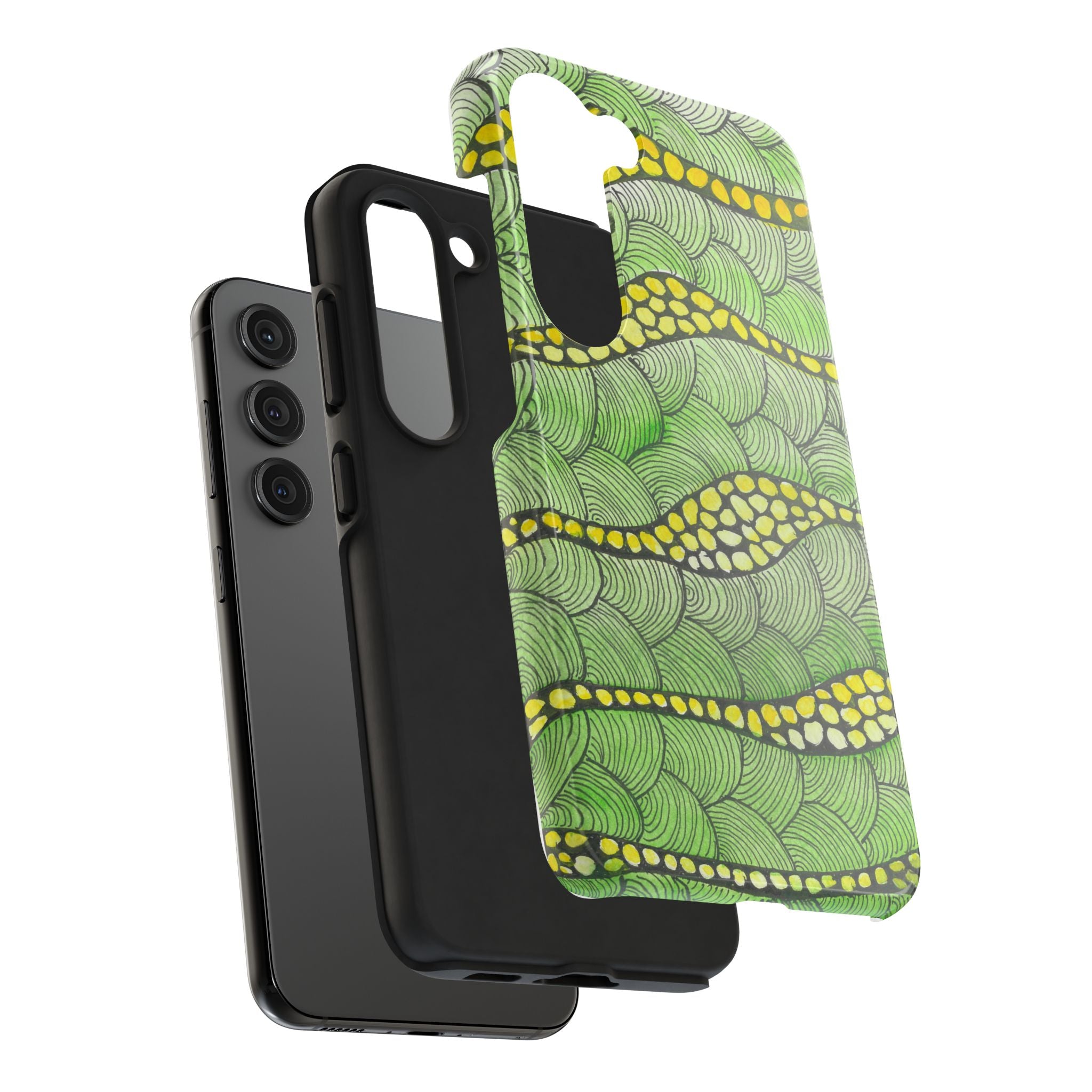 Tough Phone Case - All iPhones and Samsung Galaxys - Exciting Abstract Design #13 Watcha Thinking