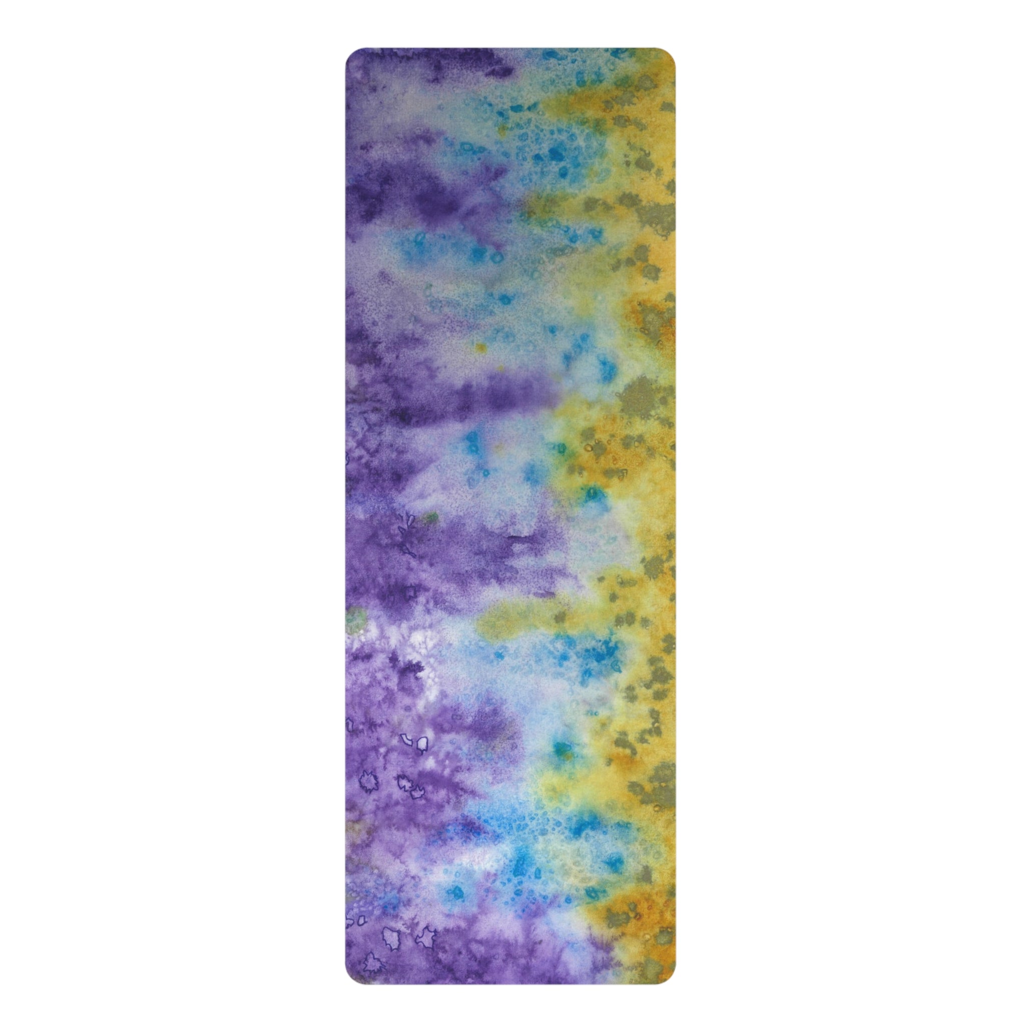 Yoga Mats and Gym Mats. Colourful Abstract Designs. Perfect for Home, Yoga or Gym Class, or a Special Gift #74 Lavender Fields