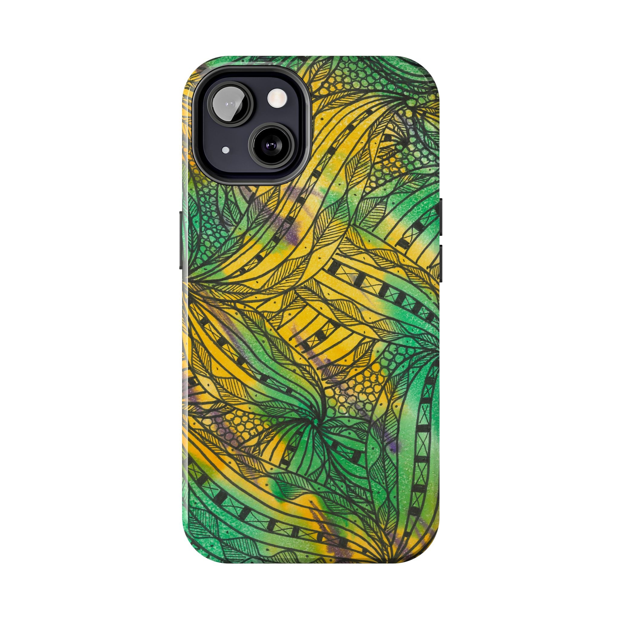 Tough Phone Case - All iPhones and Samsung Galaxys - Exciting Abstract Design #37 Shubbery!
