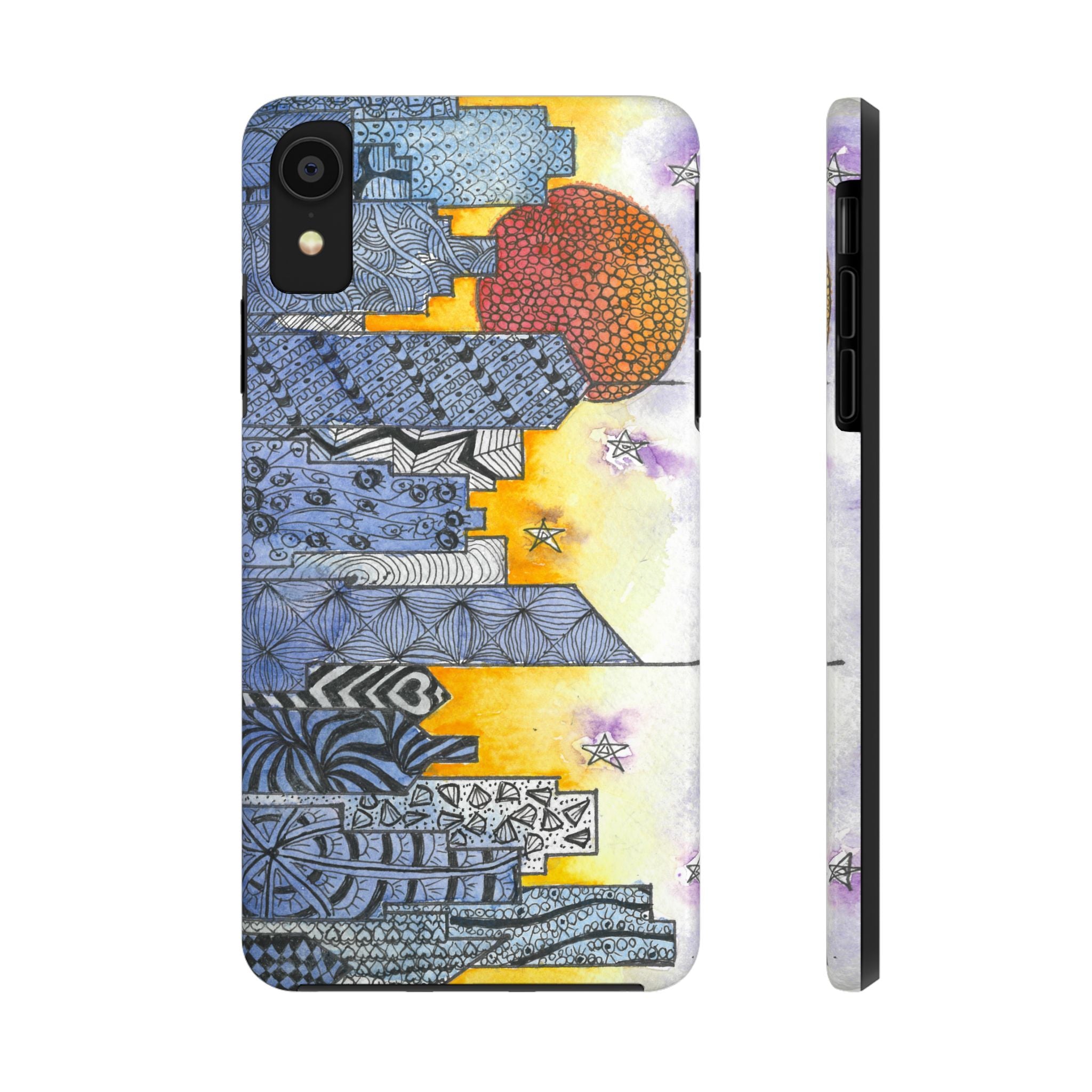 Tough Phone Case - All iPhones and Samsung Galaxys - Exciting Abstract Design #5 In The Shadows