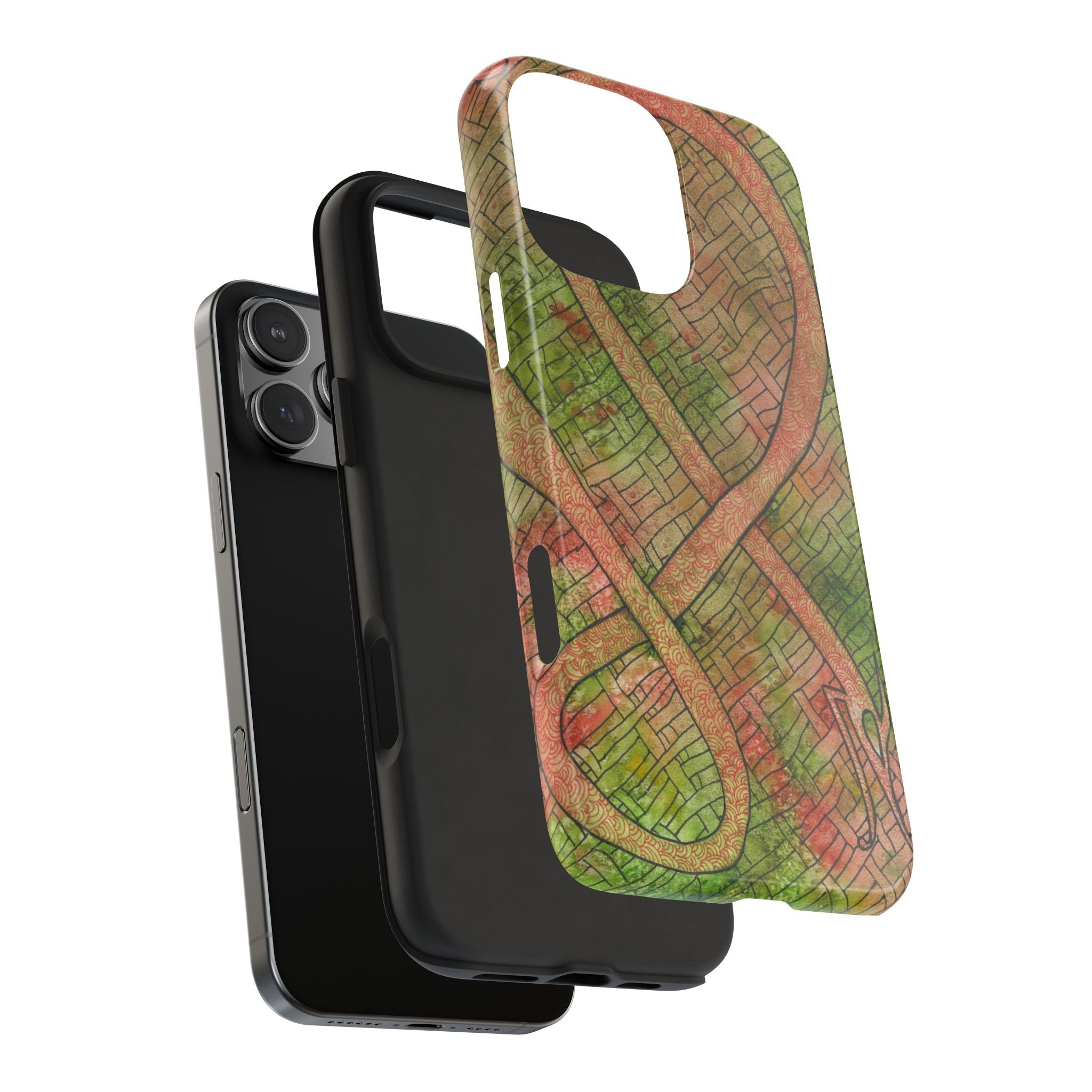 Tough Phone Case - All iPhones and Samsung Galaxys - Exciting Abstract Design #57 Celtic Flavours