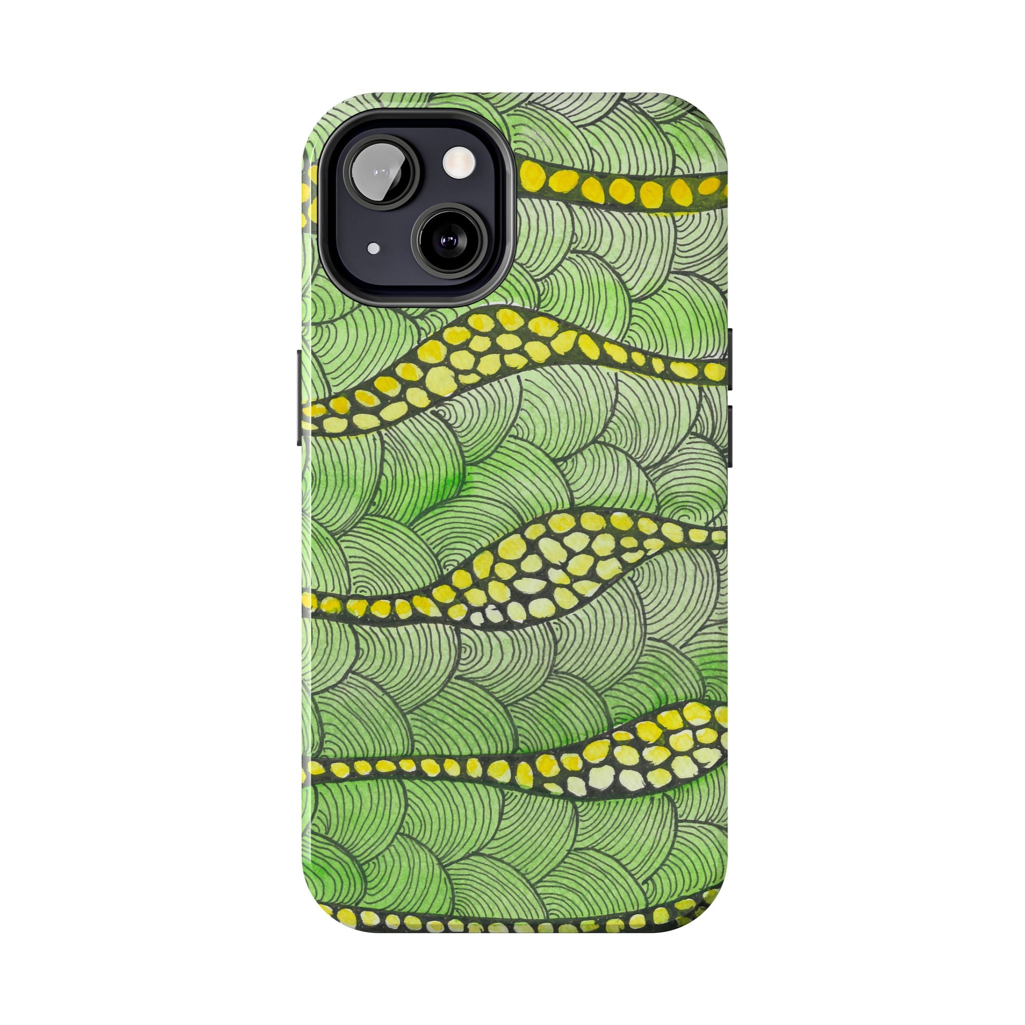 Tough Phone Case - All iPhones and Samsung Galaxys - Exciting Abstract Design #13 Watcha Thinking