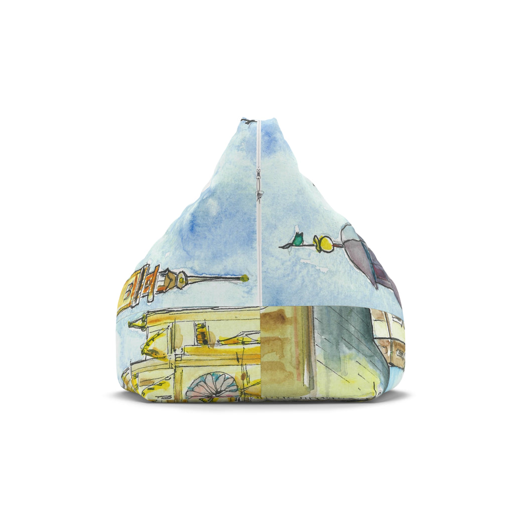 Bean Bag Chair Covers For Indoor & Outdoor - 2 Sizes - Exciting Abstract Design #95 Beautiful Novi Sad - Serbia