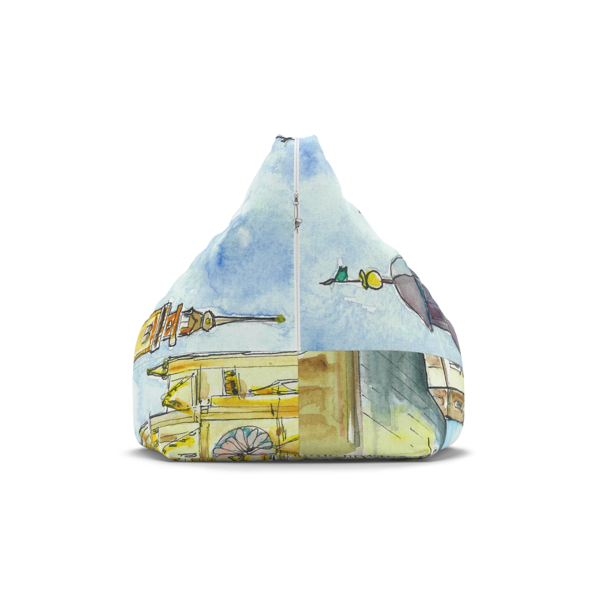 Bean Bag Chair Covers For Indoor & Outdoor - 2 Sizes - Exciting Abstract Design #95 Beautiful Novi Sad - Serbia