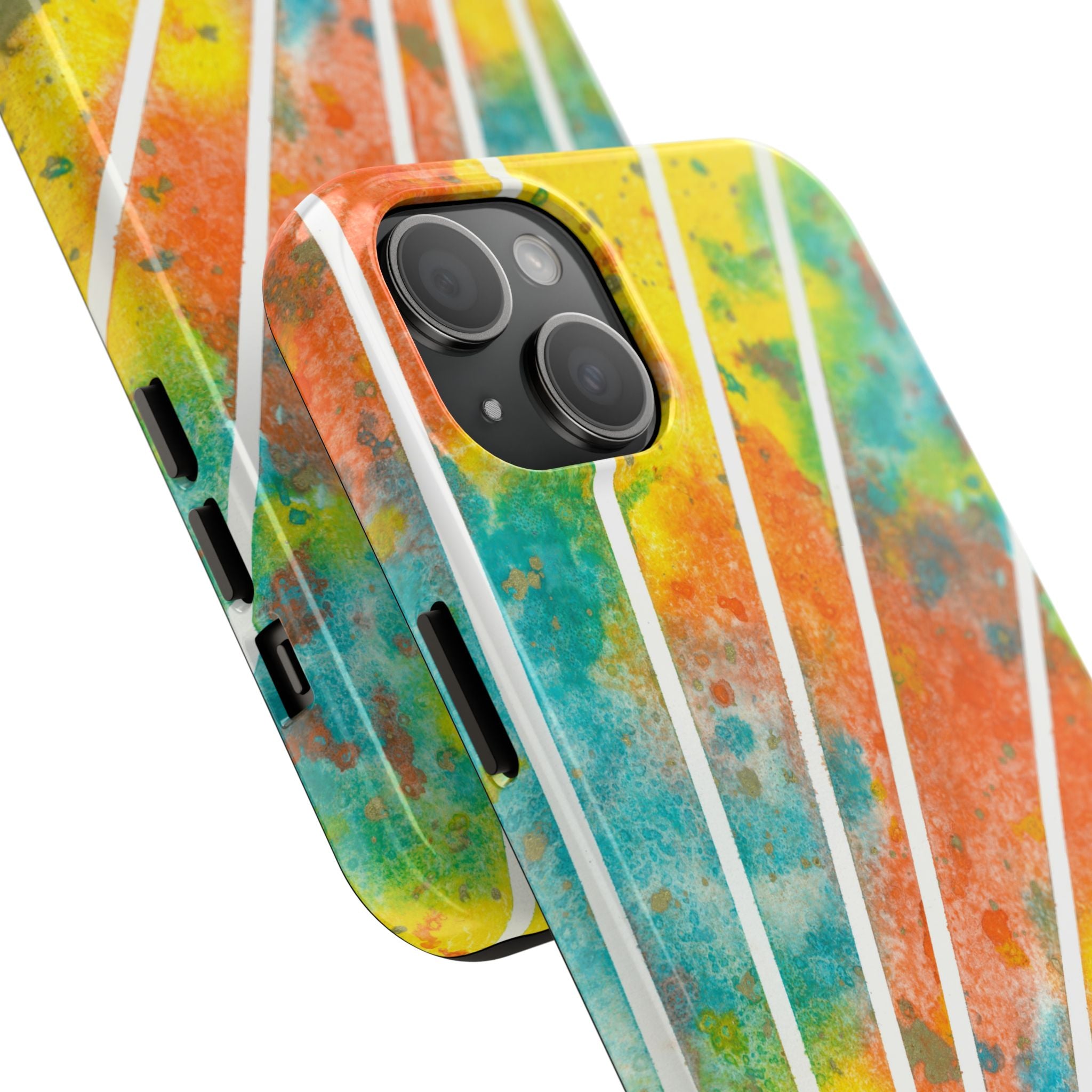 Tough Phone Case - All iPhones and Samsung Galaxys - Exciting Abstract Design #101 Your Energy Radiates