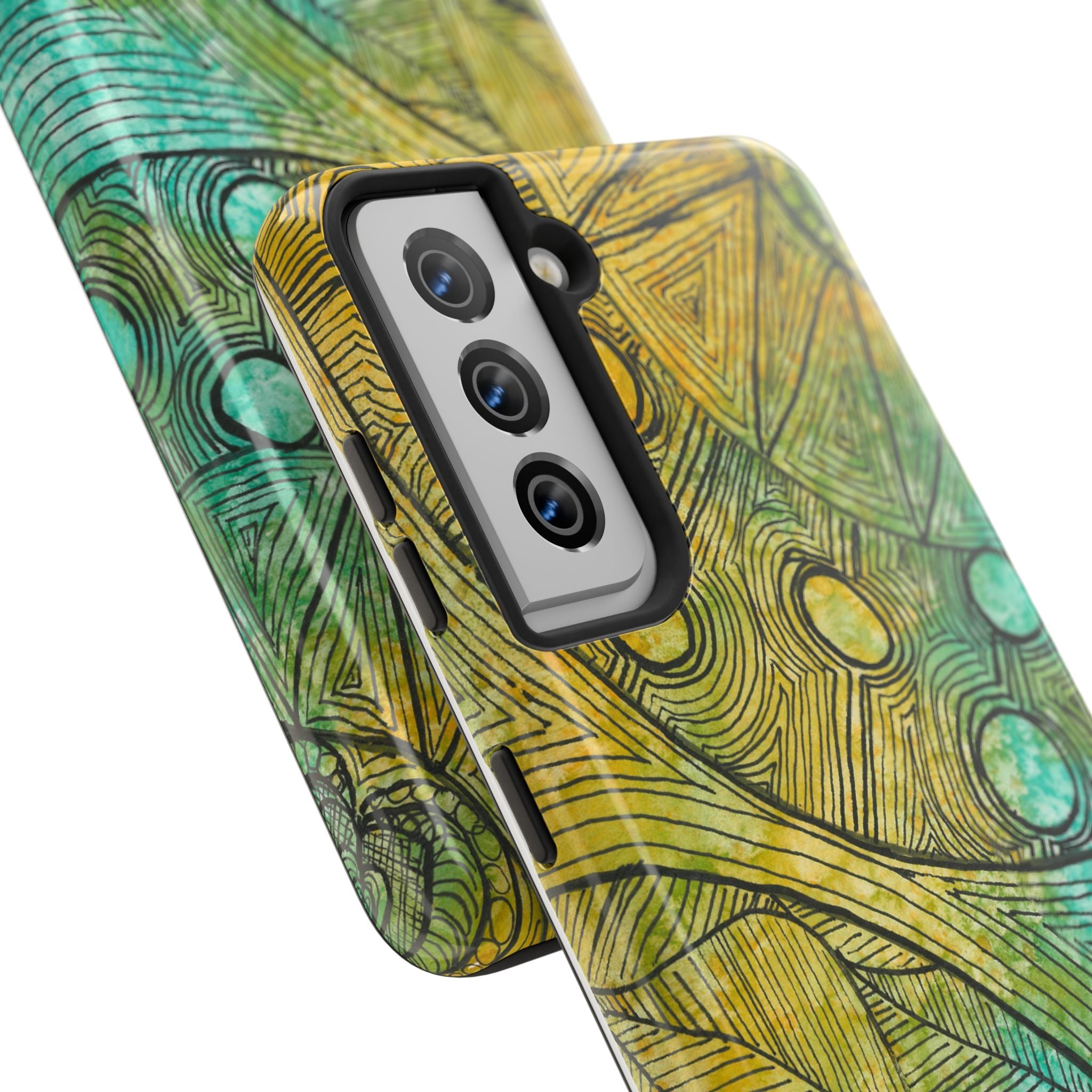 Tough Phone Case - All iPhones and Samsung Galaxys - Exciting Abstract Design #27 Come What May