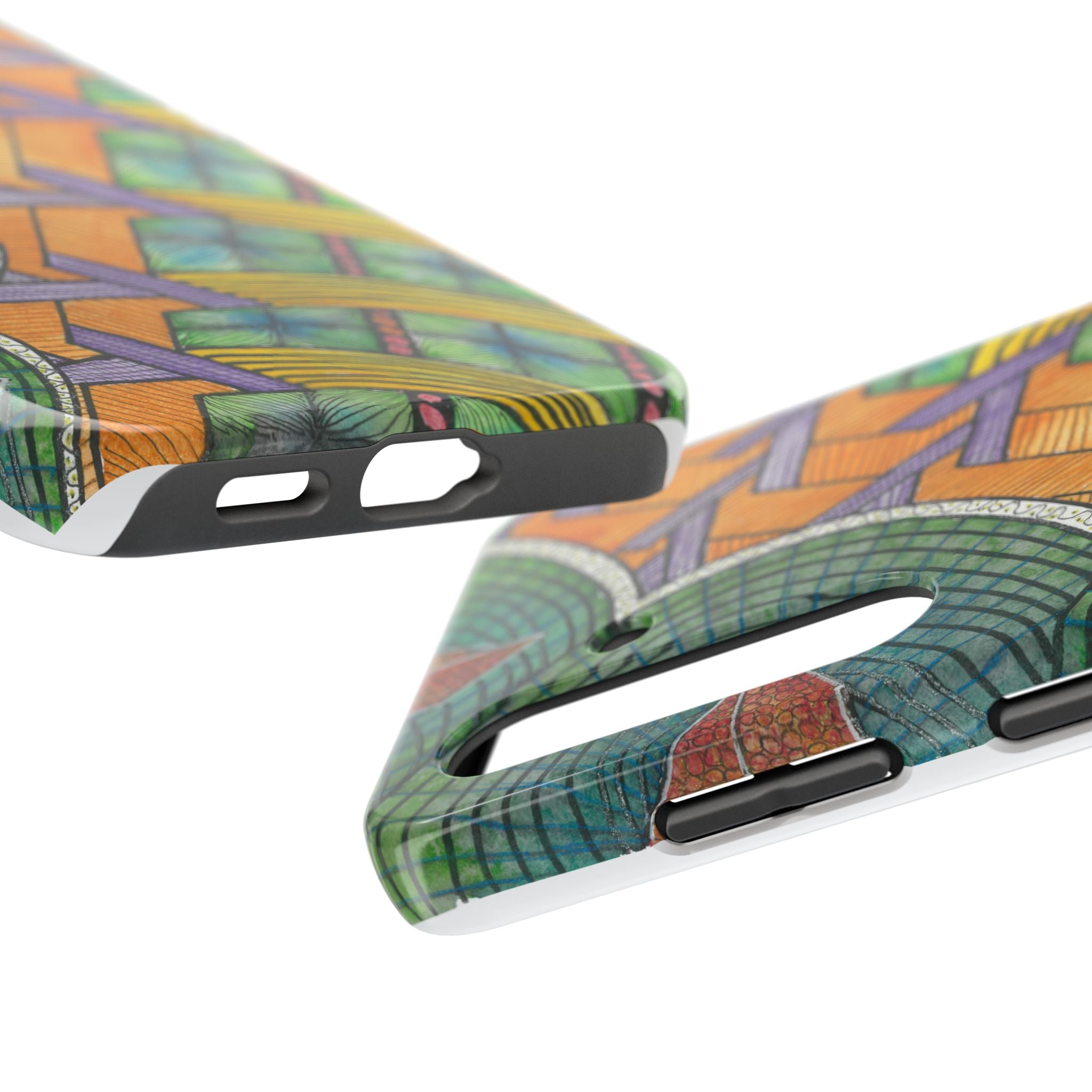 Tough Phone Case - All iPhones and Samsung Galaxys - Exciting Abstract Design #31 T'Eye Land
