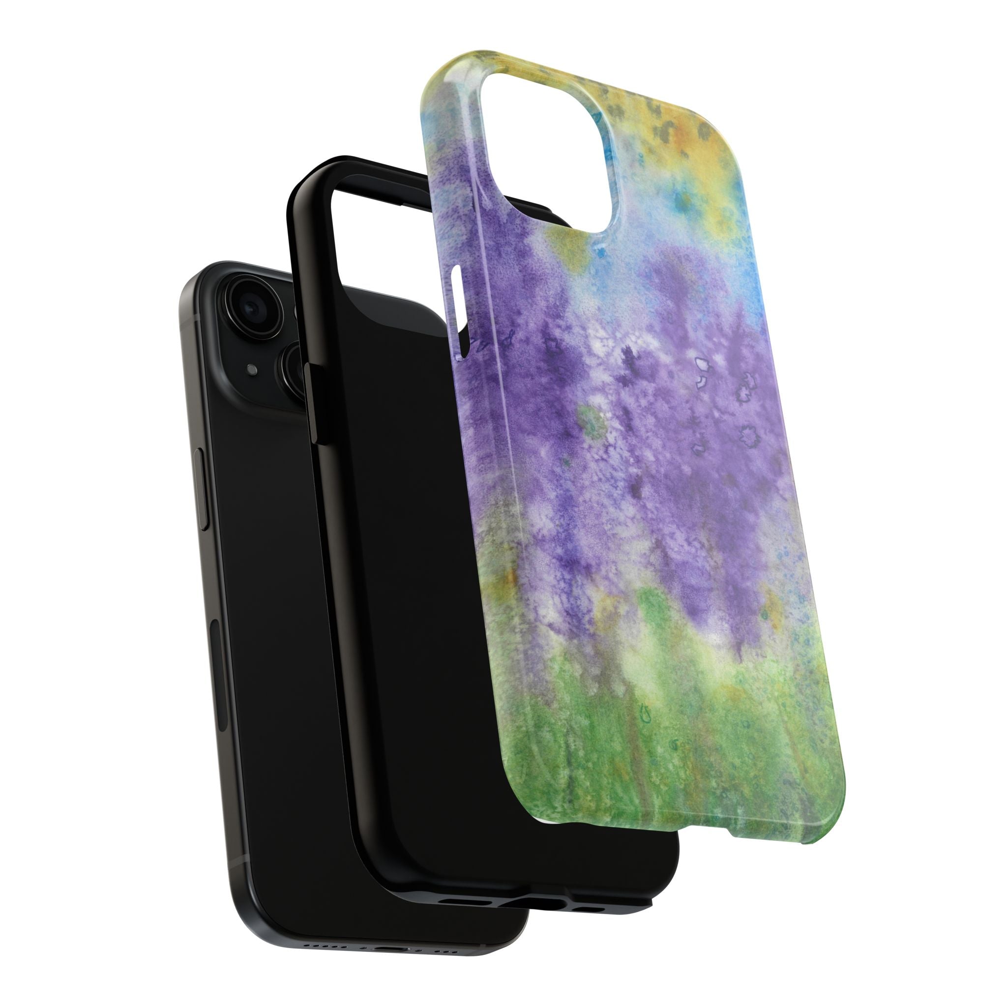 Tough Phone Case - All iPhones and Samsung Galaxys - Exciting Abstract Design #74 Lavender Fields